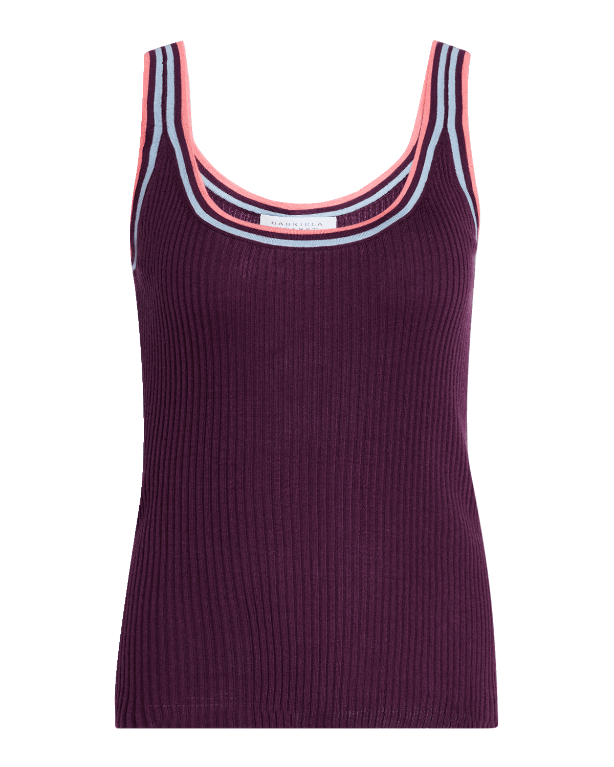 Gabriela Hearst Chen Ribbed Slim Cashmere Tank Top