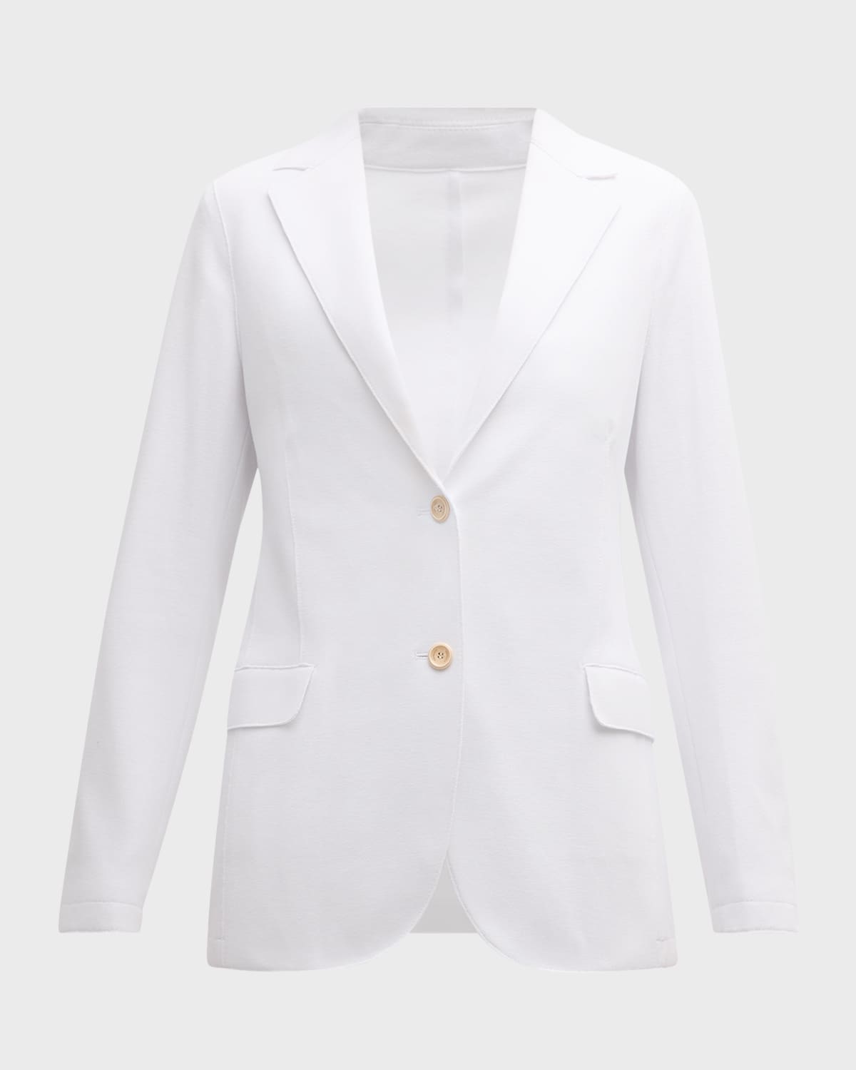 Eleventy Single-Breasted Pique Jacket