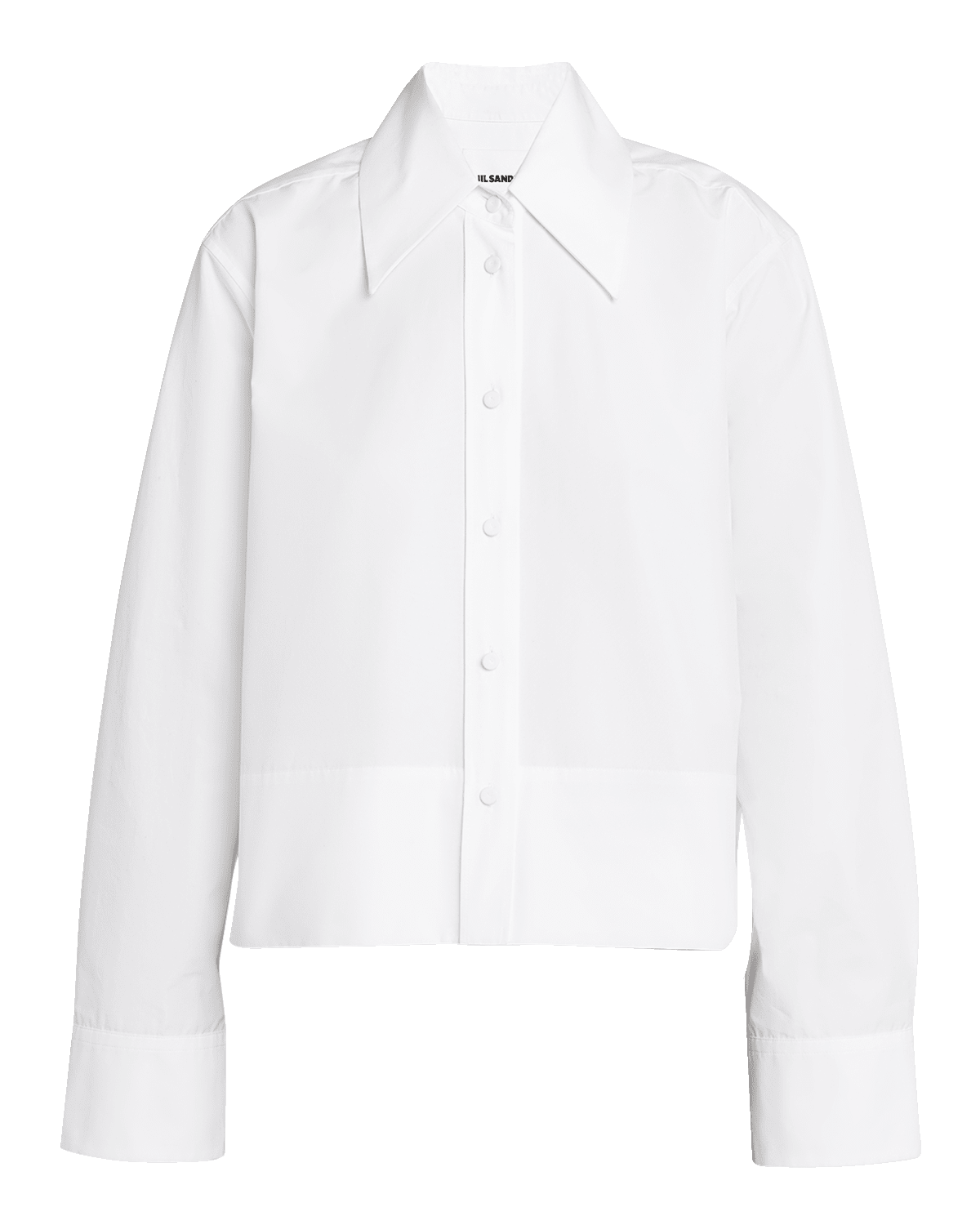 Jil Sander Collared Long-Sleeve Boxy Shirt