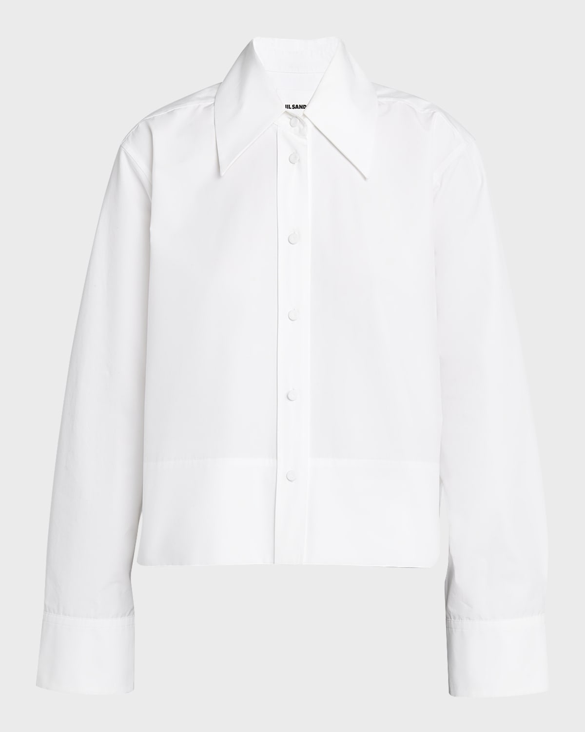 Jil Sander Collared Long-Sleeve Boxy Shirt