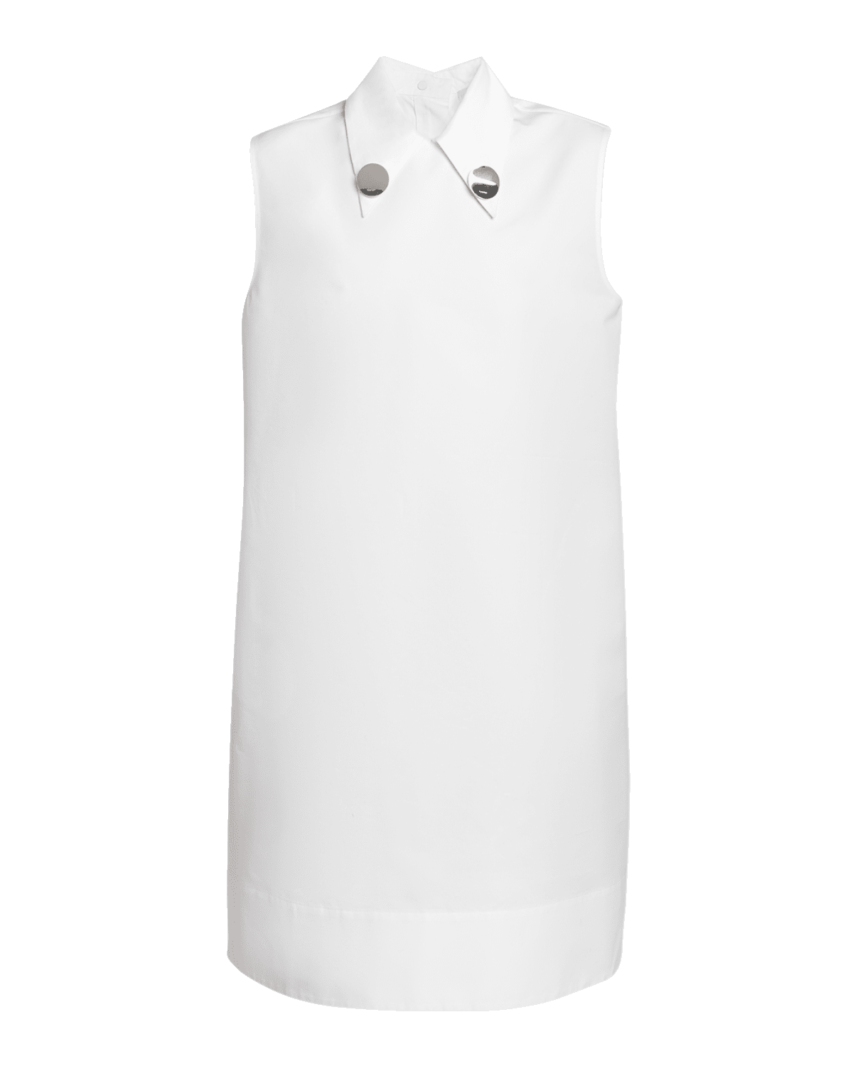 Jil Sander Collared Sleeveless Shift Dress