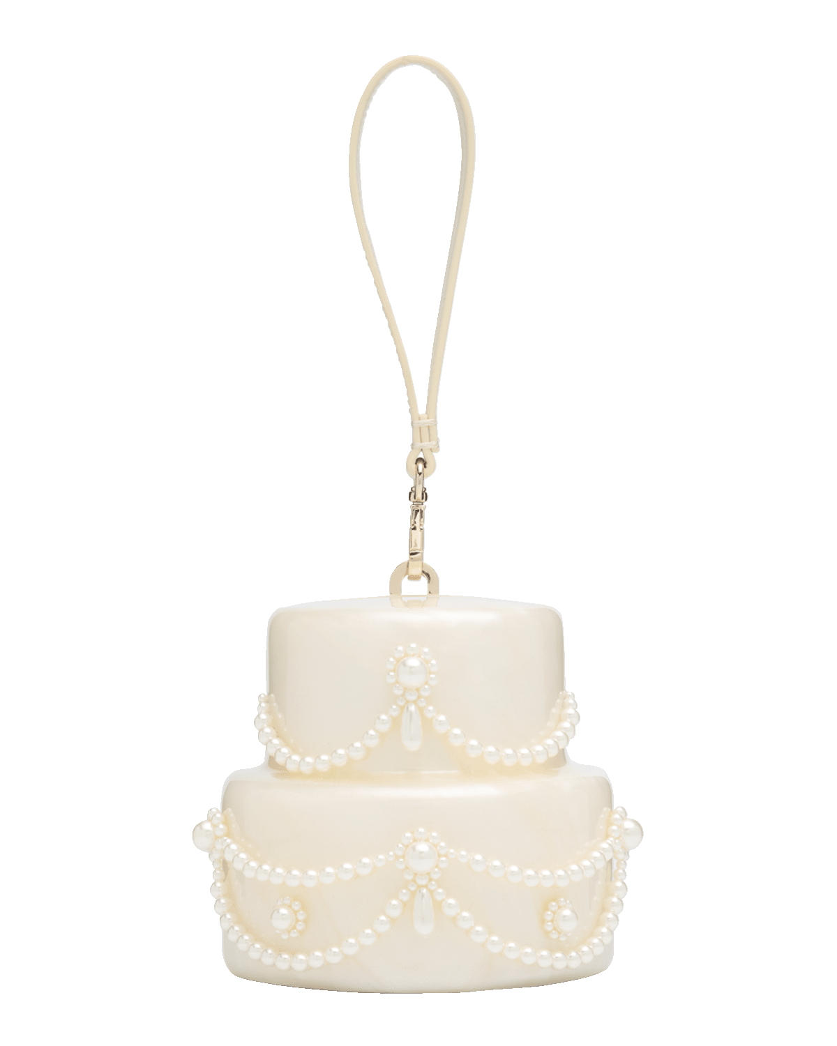 Simone Rocha Pearly Beaded Cake Crossbody Bag