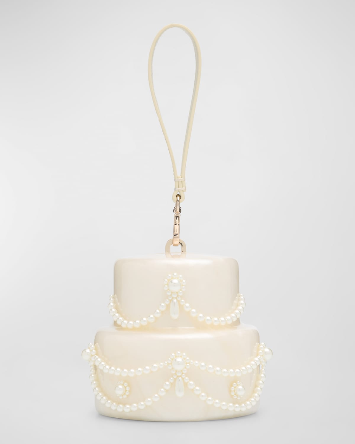 Simone Rocha Pearly Beaded Cake Crossbody Bag