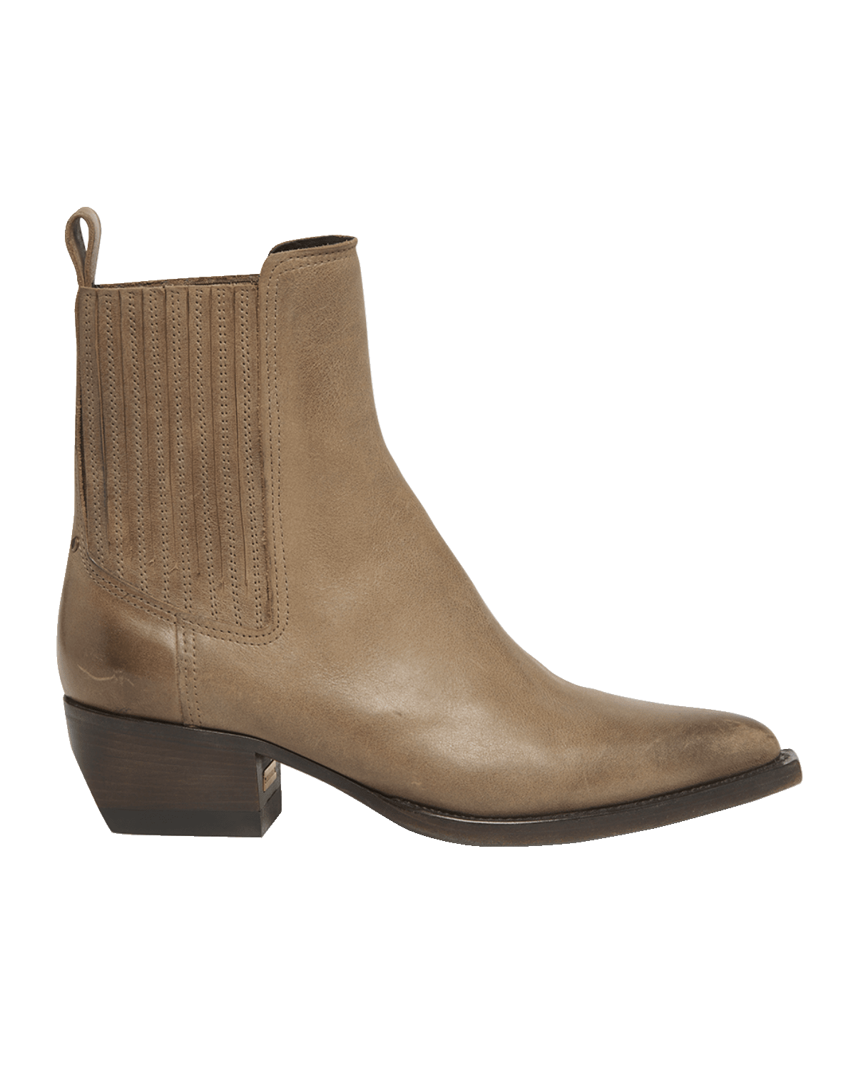 Golden Goose Debbie Pointed Leather Ankle Boots