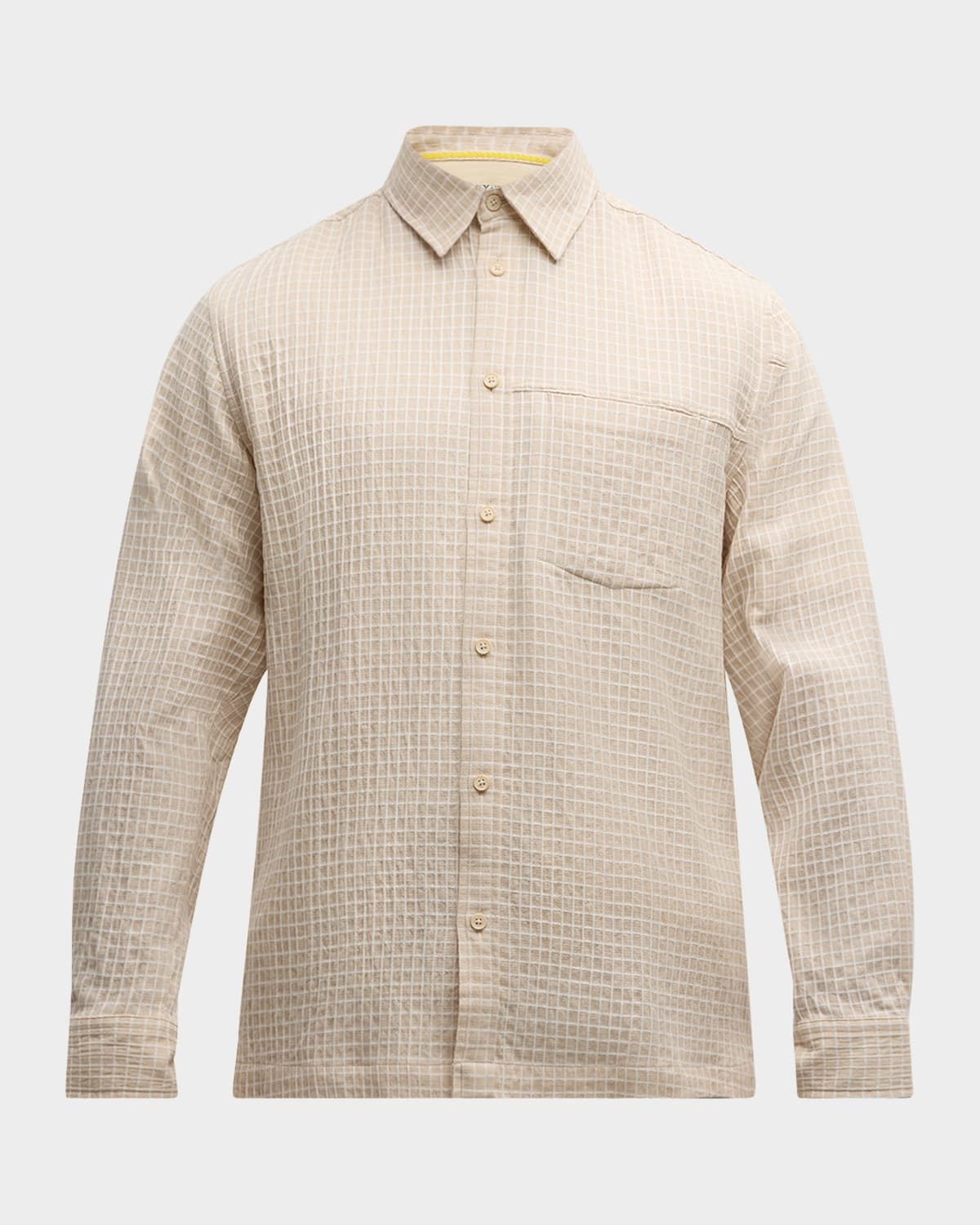 Scotch & Soda Men's Micro-Dobby Check Sport Shirt