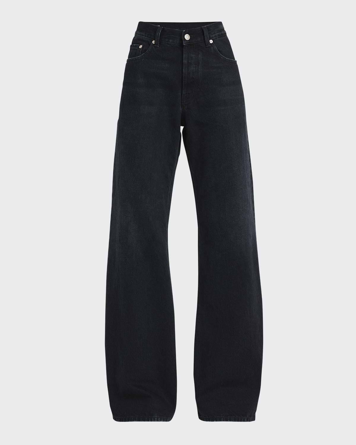 ARMARIUM Luke High-Rise Relaxed Straight-Leg Denim Pants