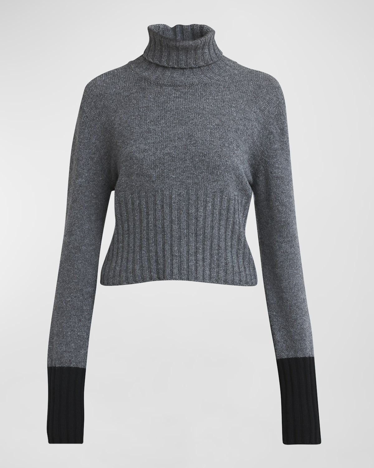 Plan C Turtleneck Button Knit Sweater