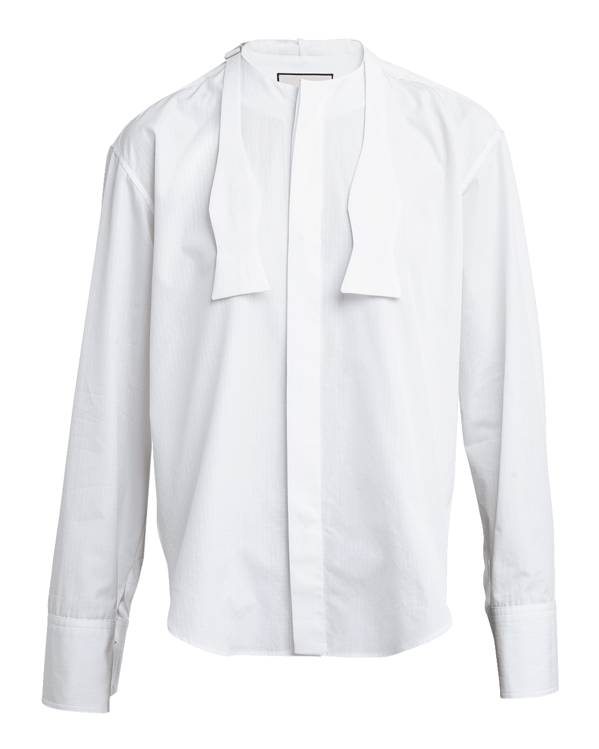 Plan C Bow Tie Long-Sleeve Button-Down Shirt