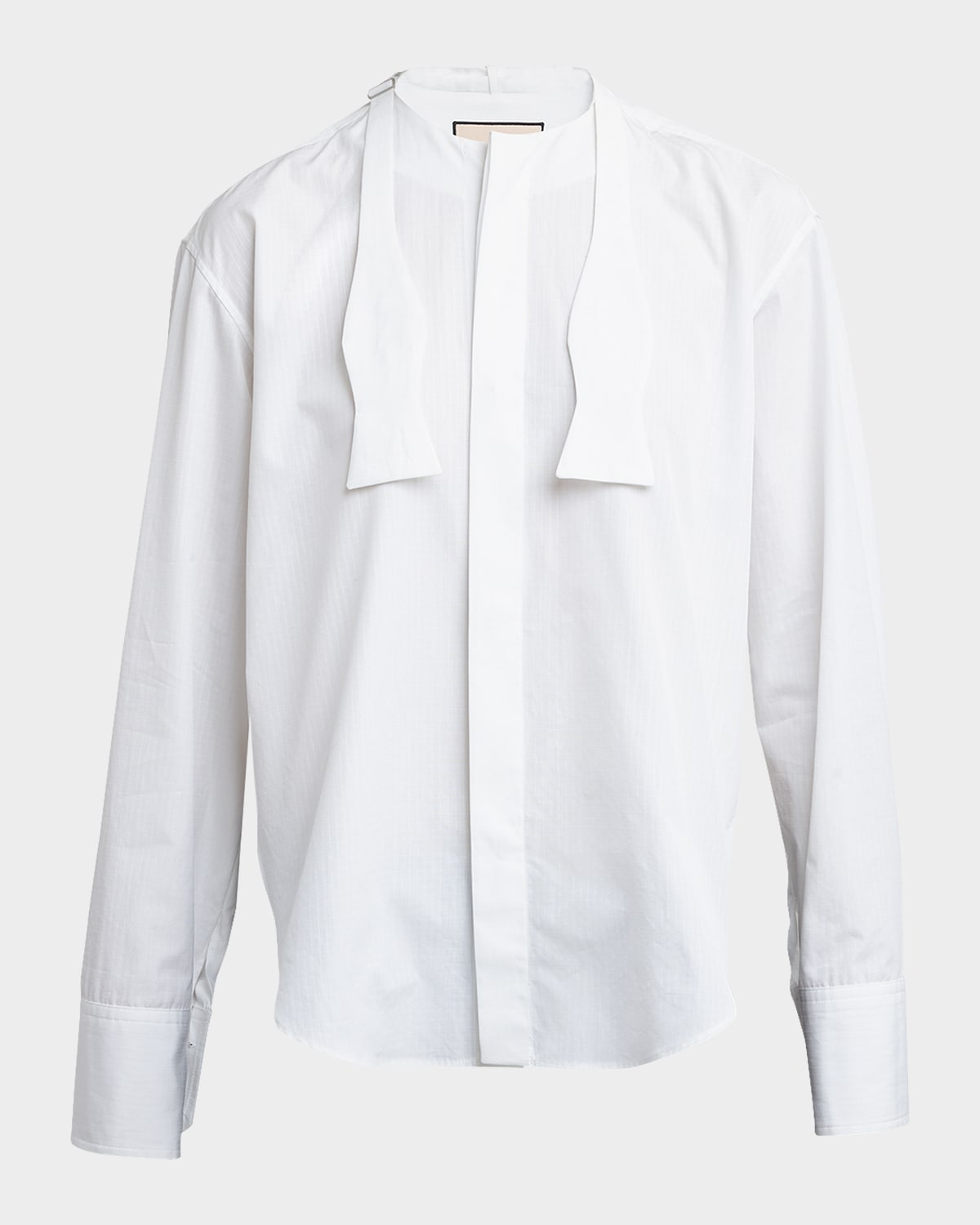 Plan C Bow Tie Long-Sleeve Button-Down Shirt