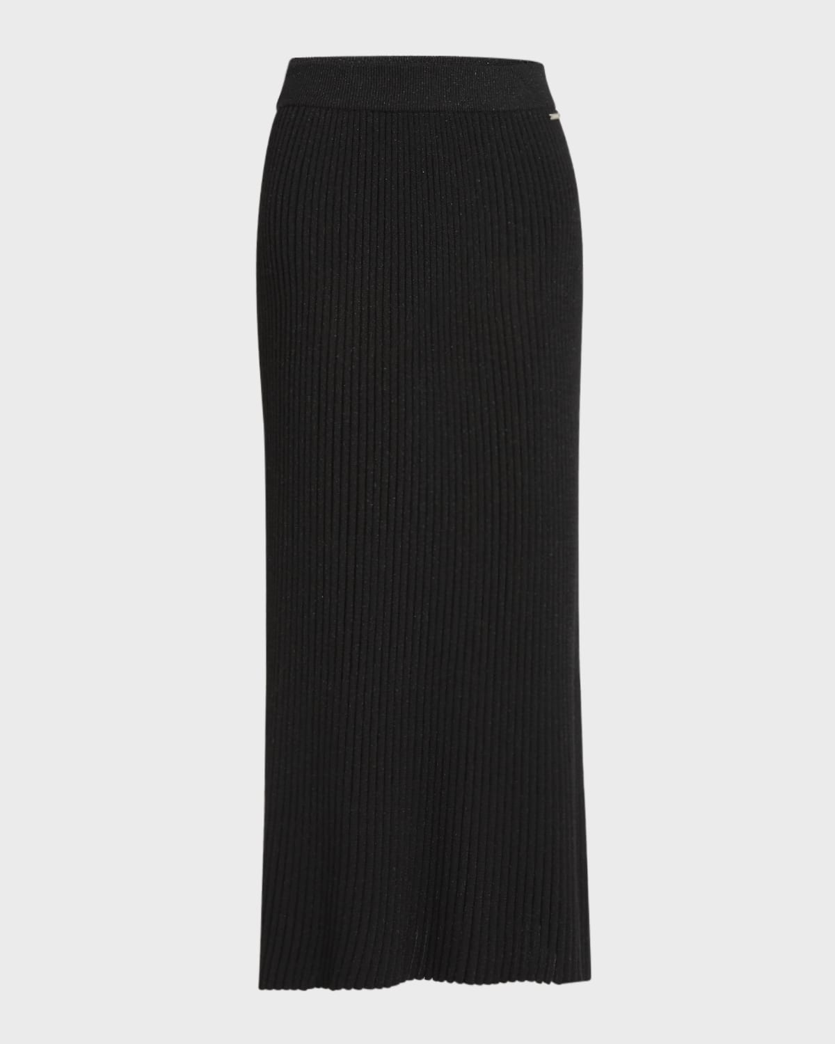 Kiton Ribbed Wool Maxi Skirt
