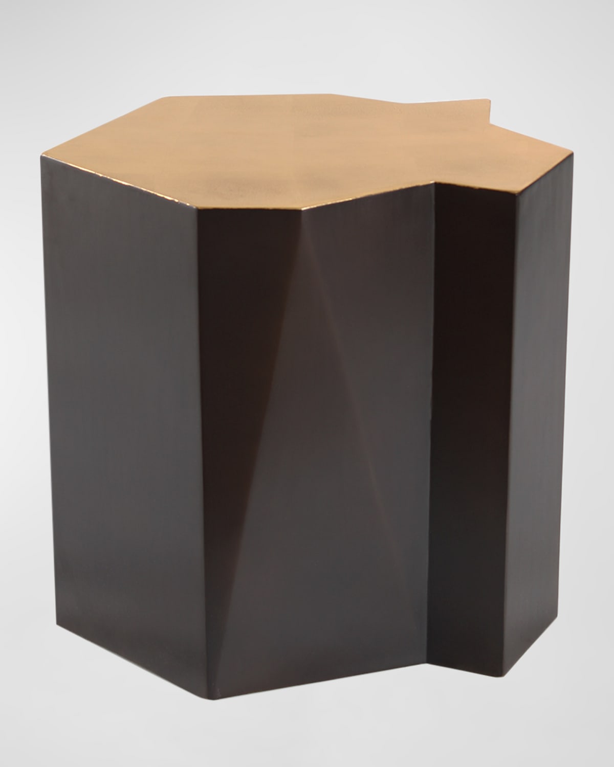 Peninsula Home Collection Hudson Side Table In Brown