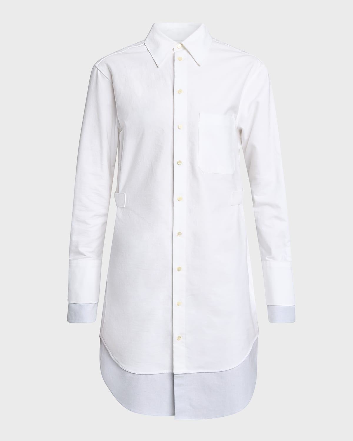 JW Anderson Short Button Down Double Shirt Dress