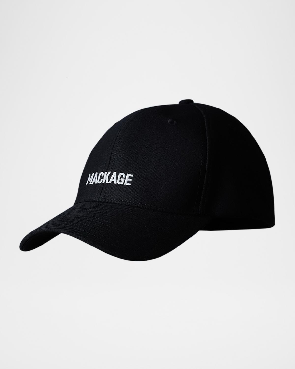 Mackage Men's Anderson-W Wool Logo Baseball Cap