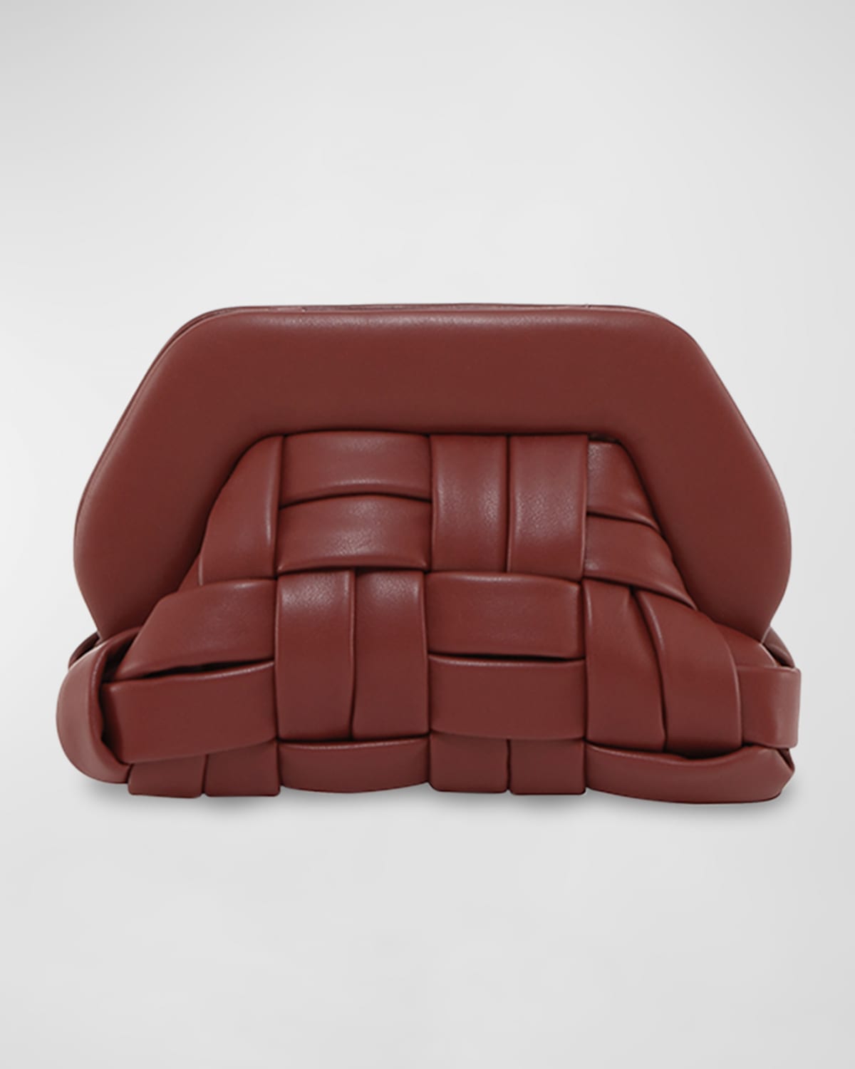 THEMOIRE Tia Woven Vegan Fabric Clutch Bag