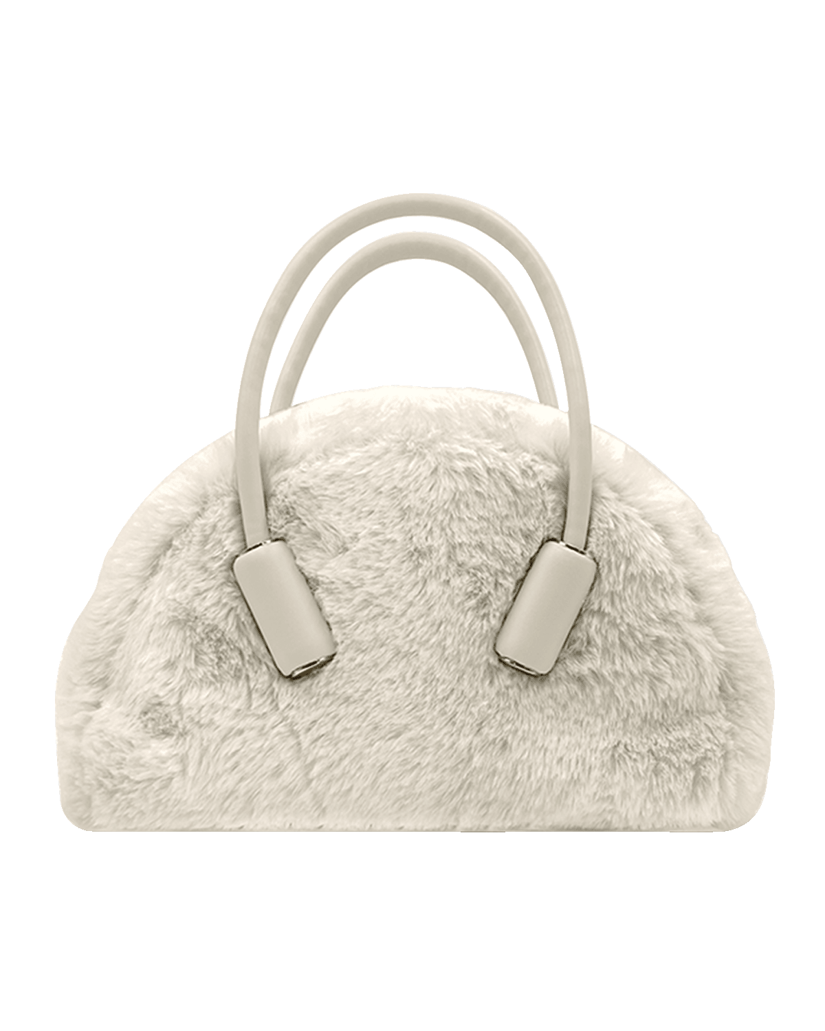 THEMOIRE Selene Faux-Fur Top-Handle Bag