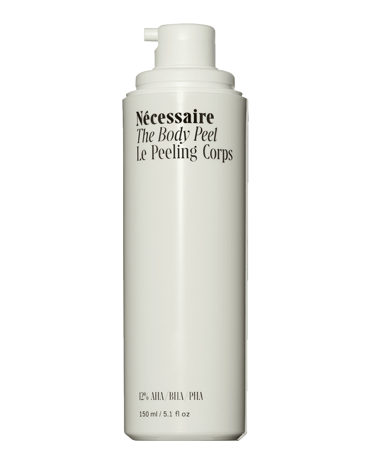 Necessaire The Body Peel Fragrance-Free, 5.1 oz.