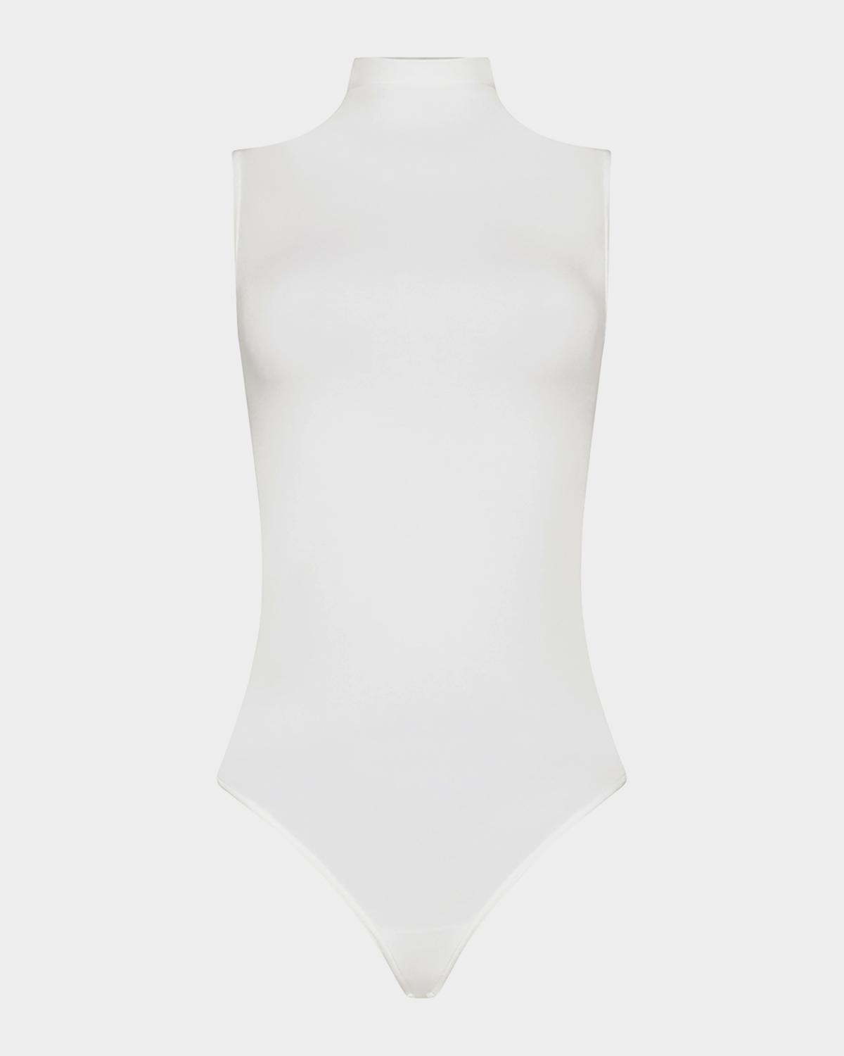 Wolford Sleeveless Mock-Neck String Bodysuit