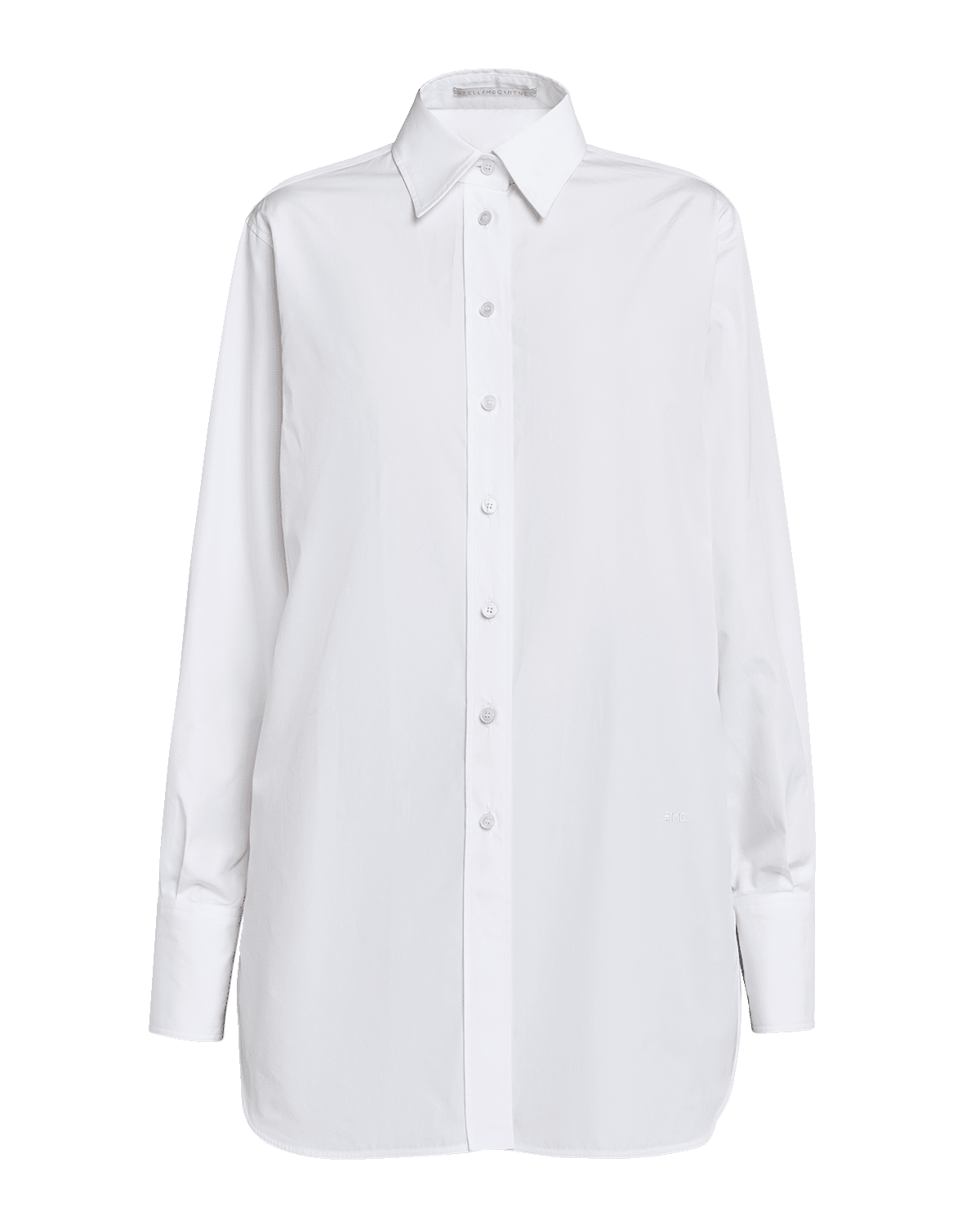 Stella McCartney Button-Front Shirt with Snap Button Sleeves