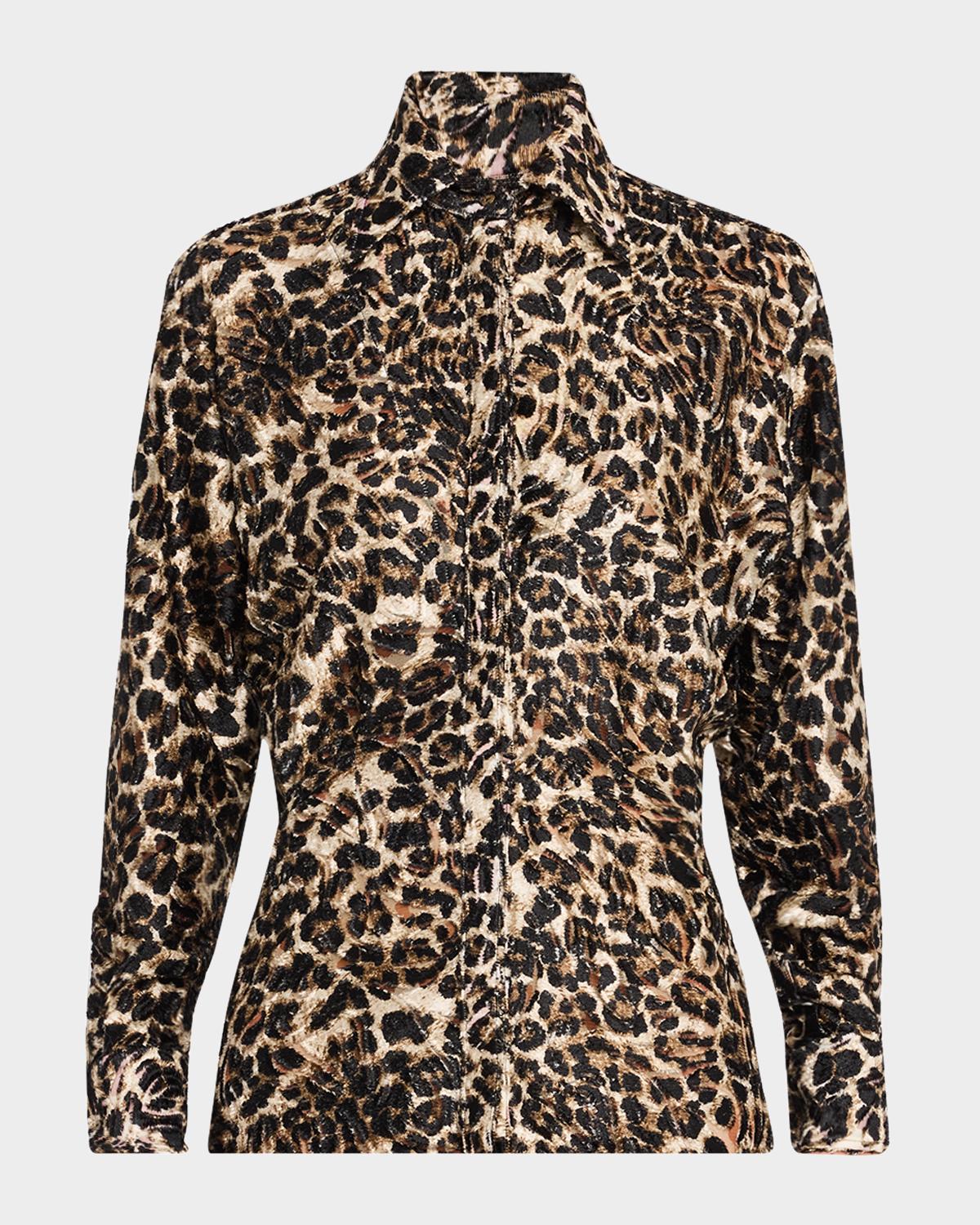 JBQ Cheetah Althea Mini Shirtdress