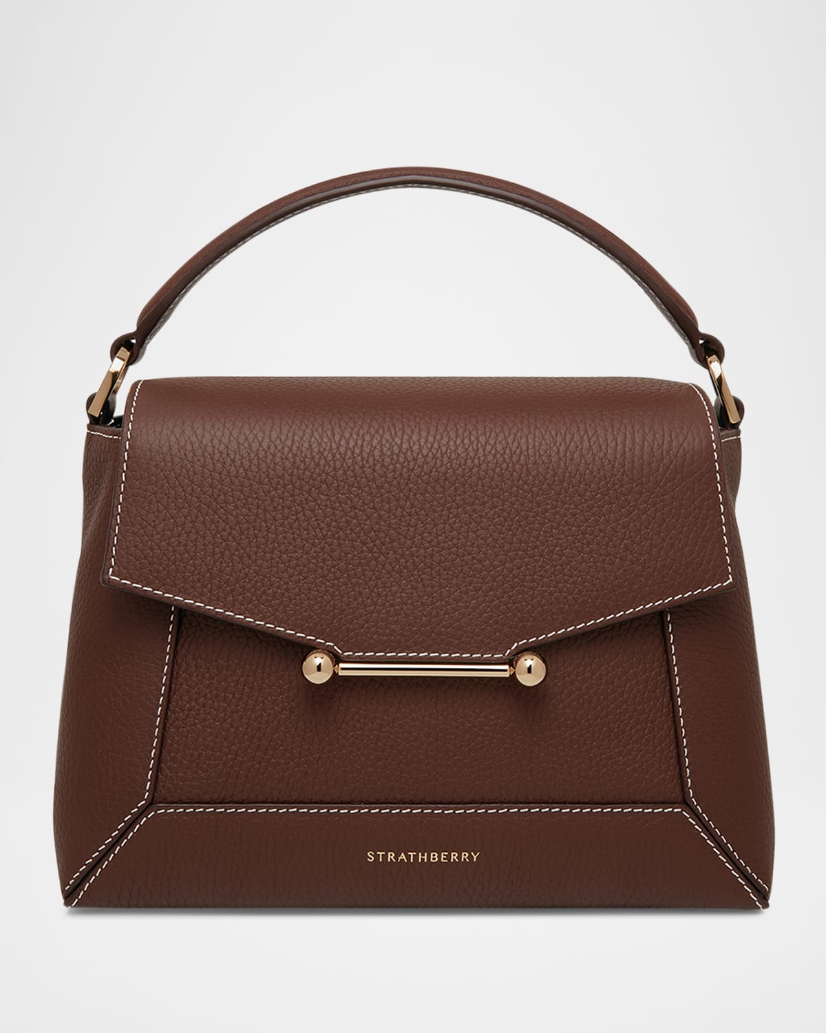 STRATHBERRY Mosaic Calf Leather Top-Handle Bag