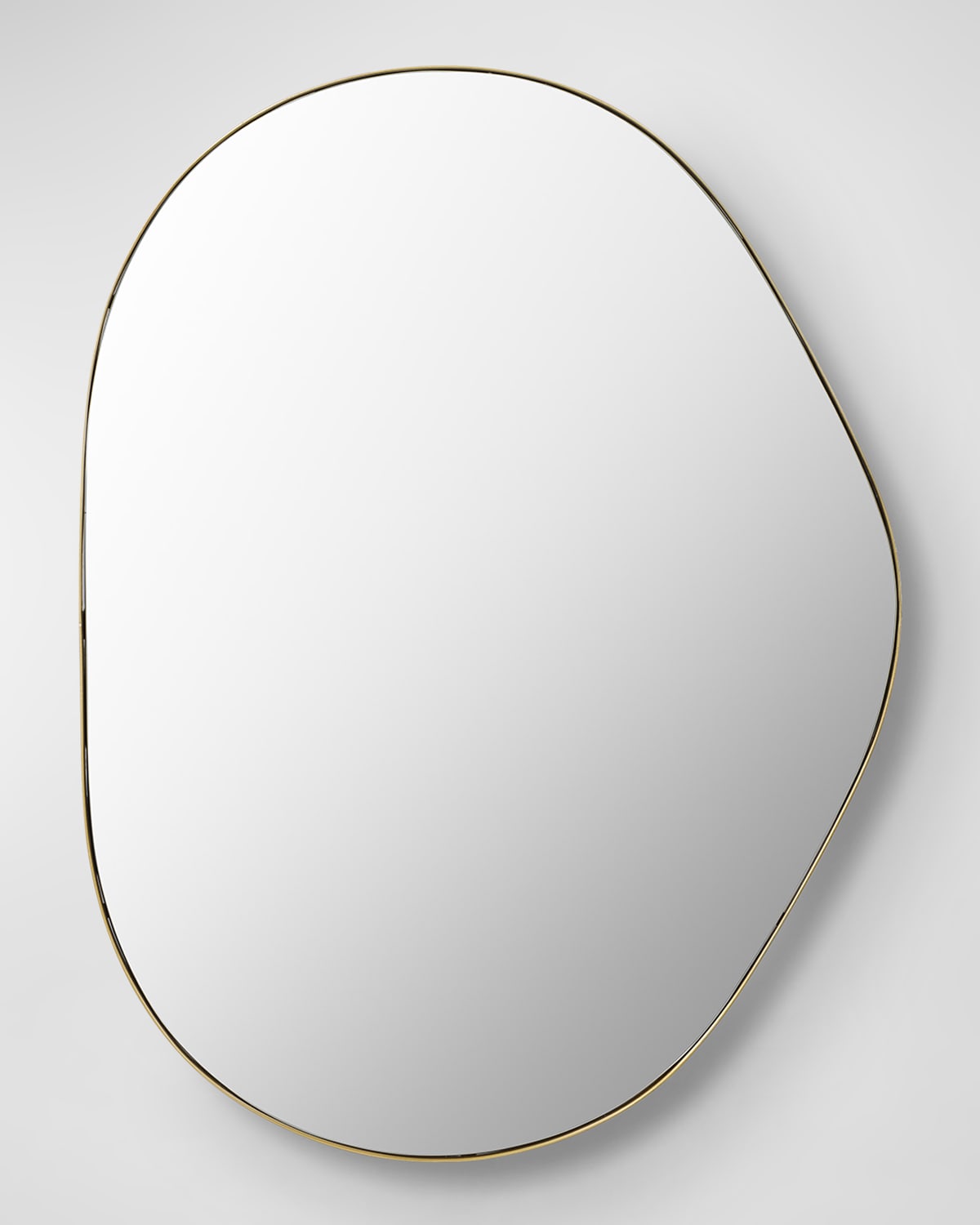 Surya Aamnah 40" Free-Form Wall Mirror, Gold