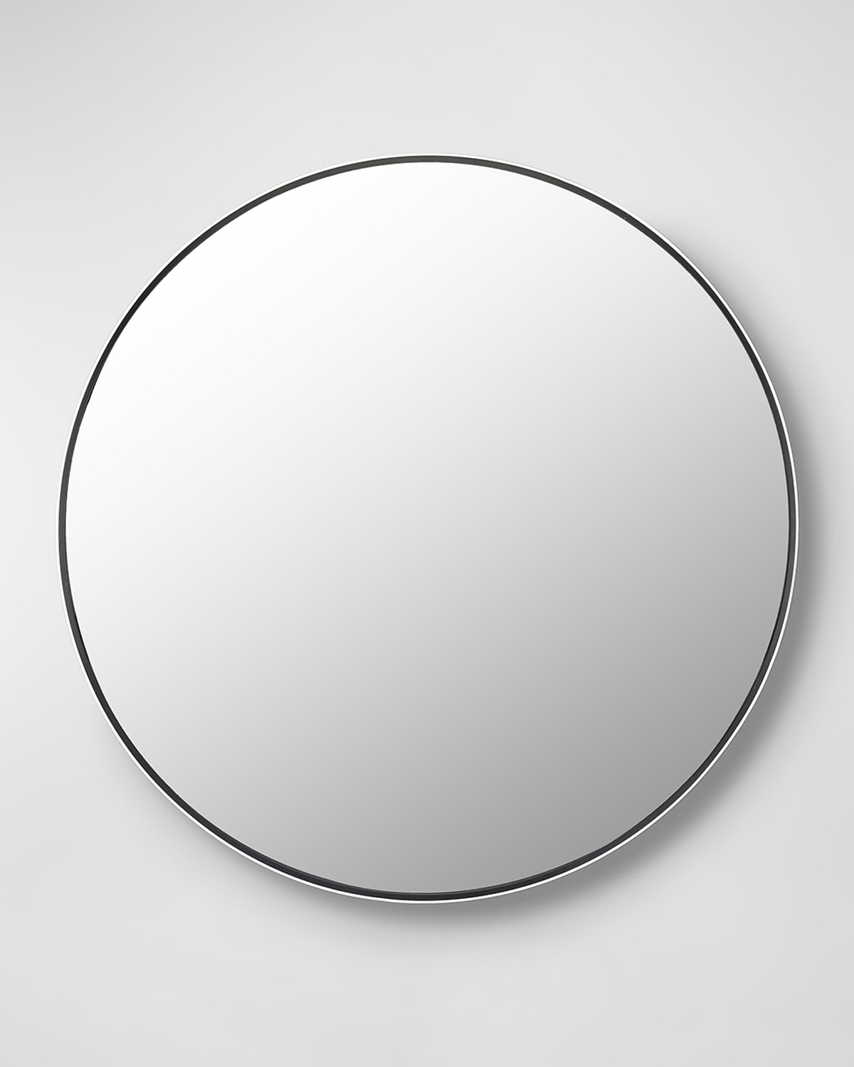 Surya Aranya 36" Round Wall Mirror, Black