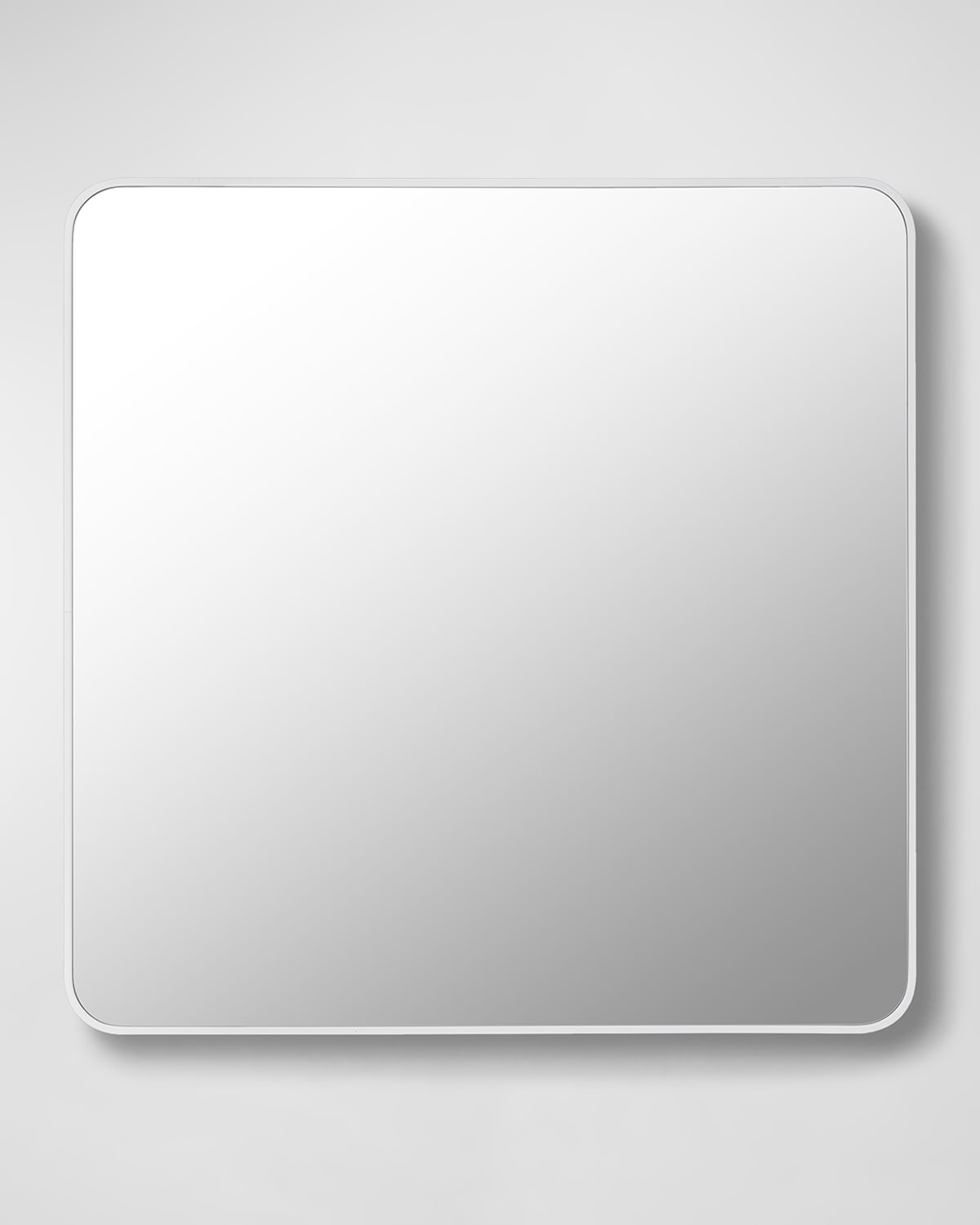 Surya Aranya 32" Square Wall Mirror, White