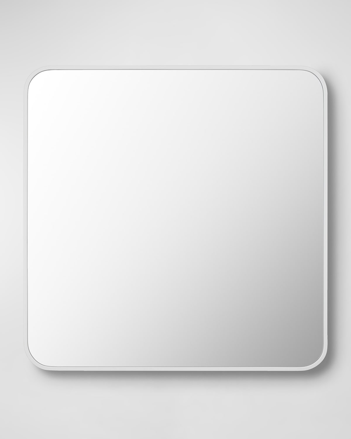 Surya Aranya 24" Square Wall Mirror, White