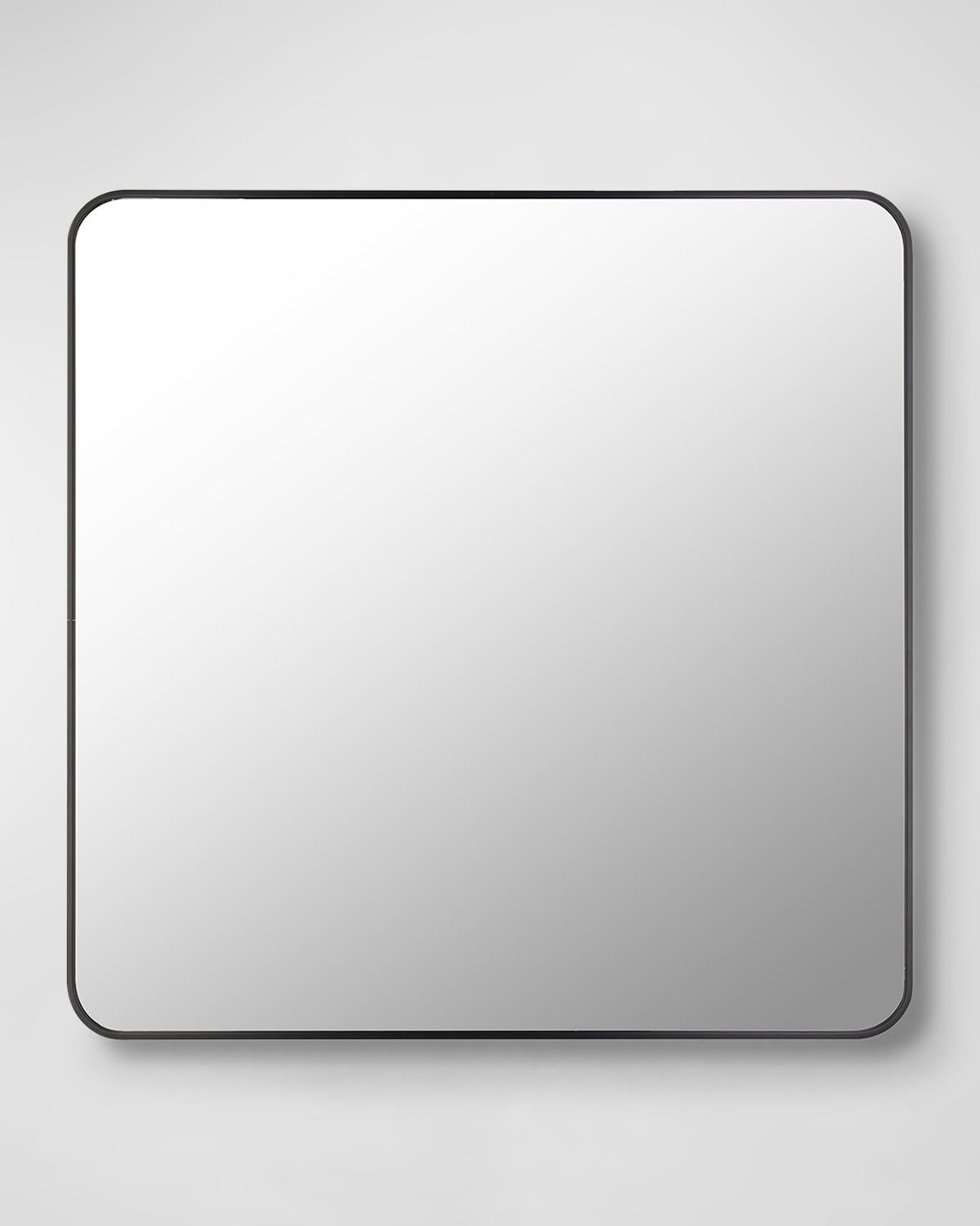 Surya Aranya 32" Square Wall Mirror, Black