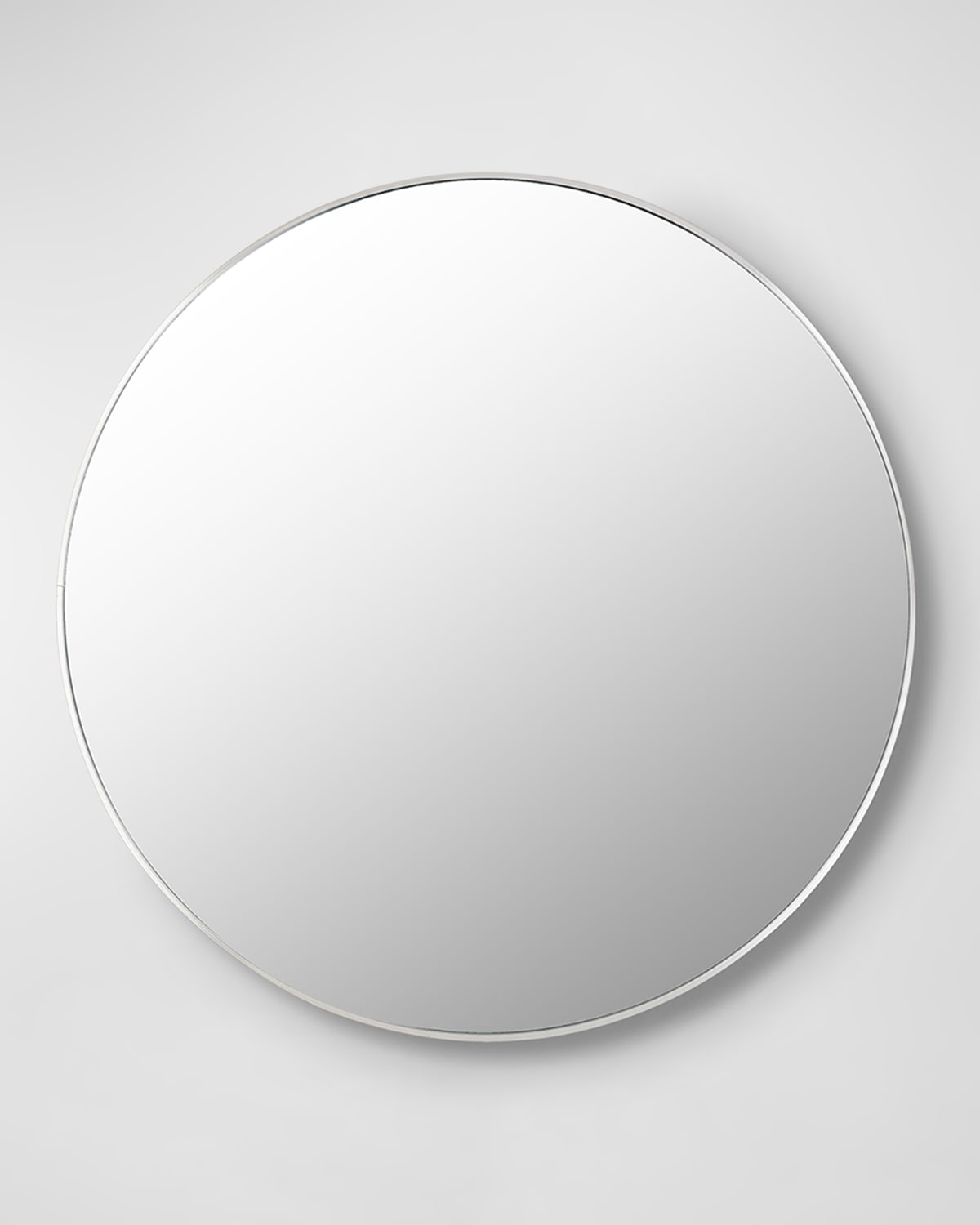 Surya Aranya 36" Round Wall Mirror, Silver