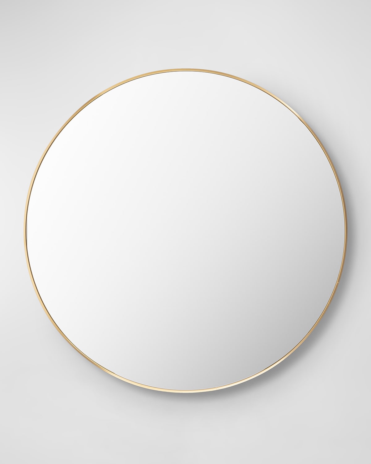 Surya Aranya 40" Round Wall Mirror, Gold