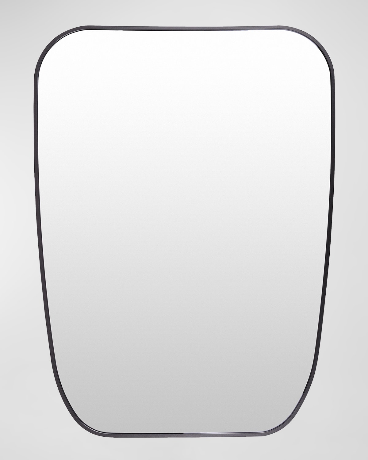 Surya Aranya 32" Shield Wall Mirror, Black