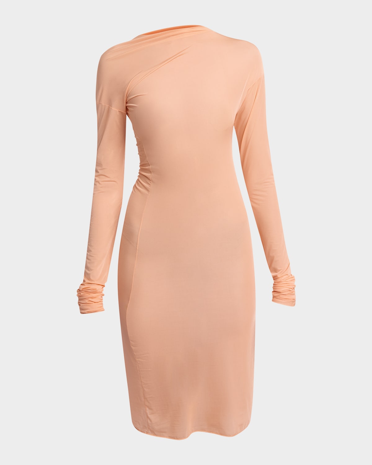 Dries Van Noten Hoan Sheer Ruched Top