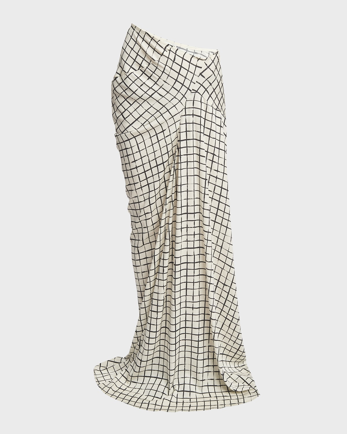 Dries Van Noten Saren Asymmetric Draped Maxi Skirt