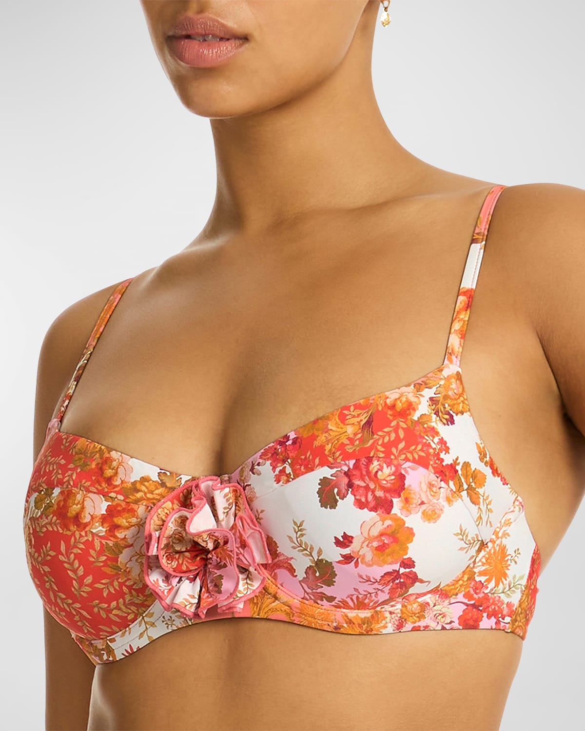 Sea Level Swim Daisyfield Balconette Bikini Top