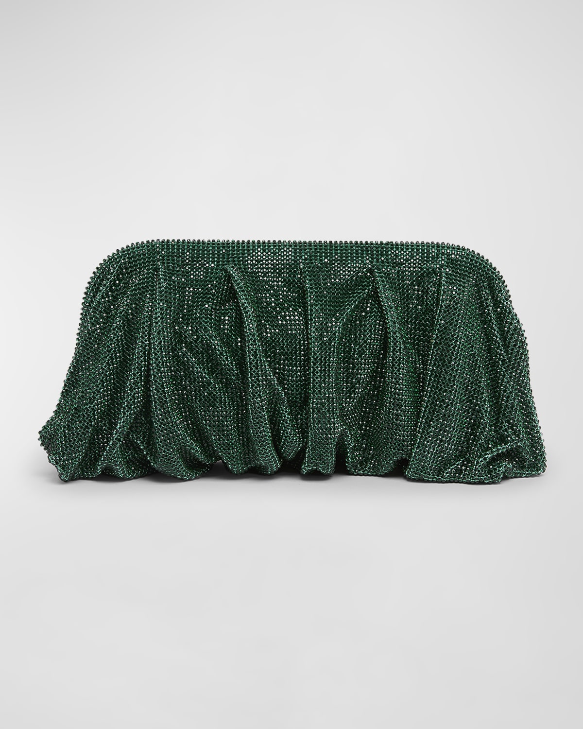 Benedetta Bruzziches Venus La Grande Metallic Crystal Clutch Bag