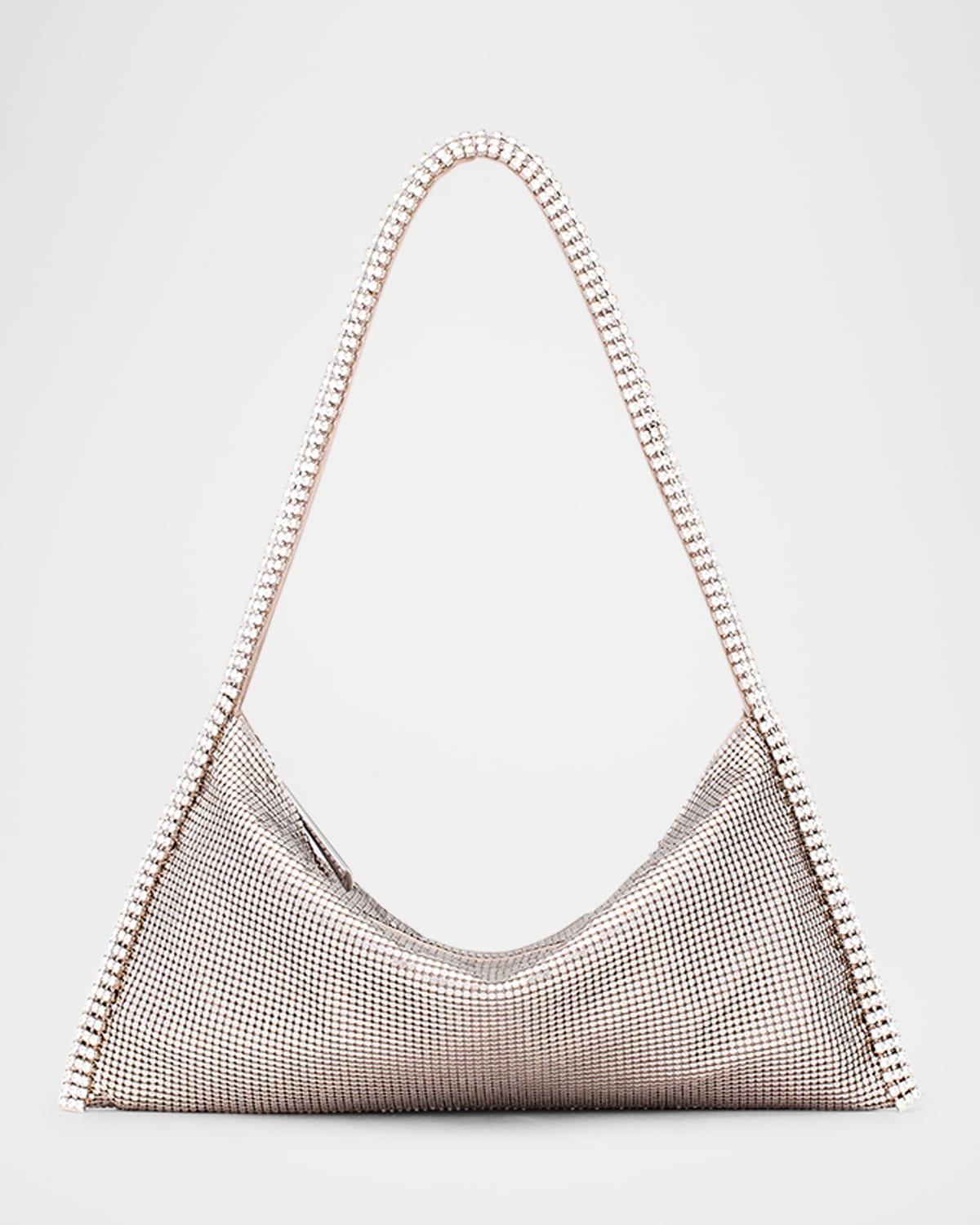 Benedetta Bruzziches Your Best Friend La Grande Mesh Crystal Shoulder Bag