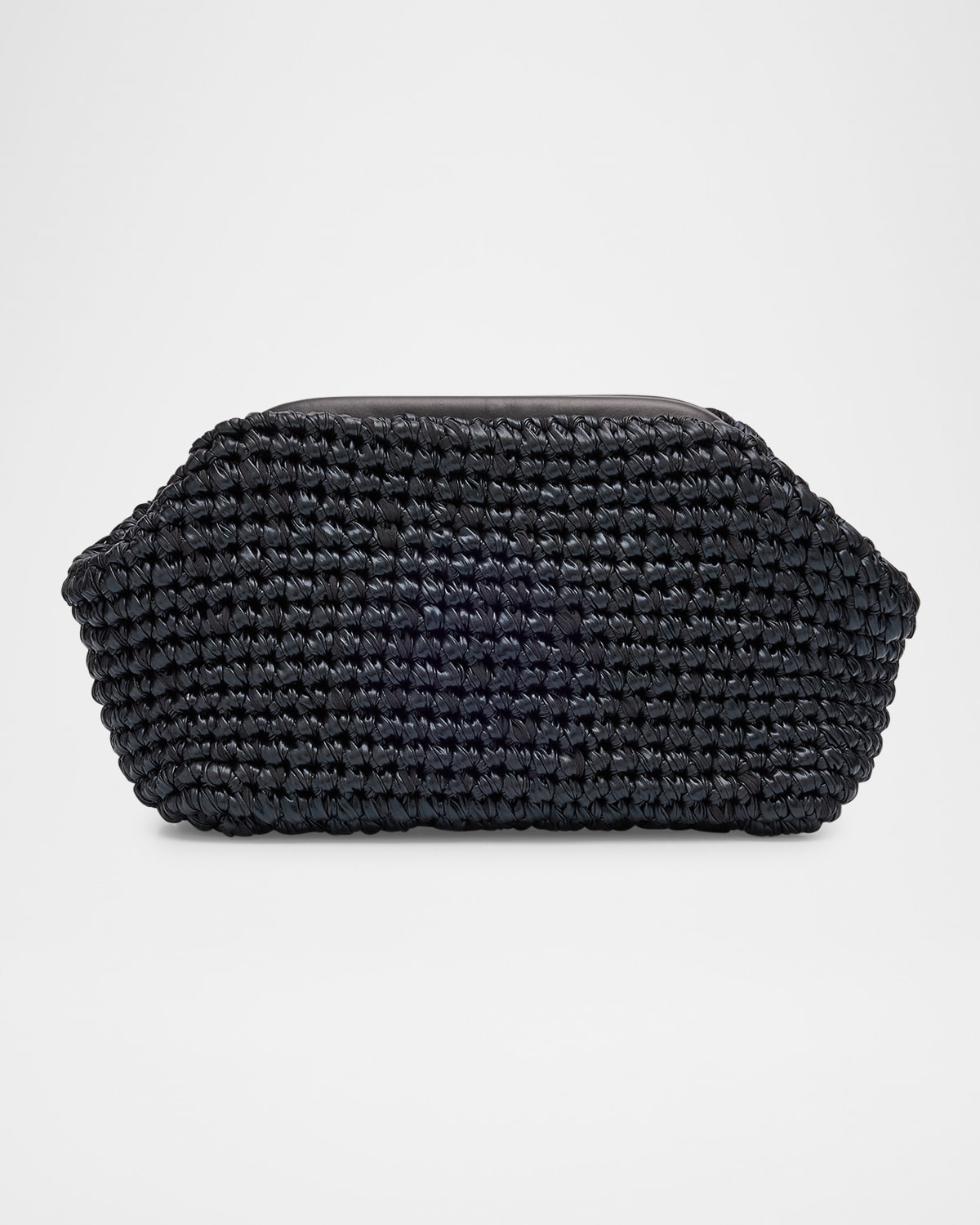 BTB Los Angeles Nova Woven Metallic Leather Clutch Bag