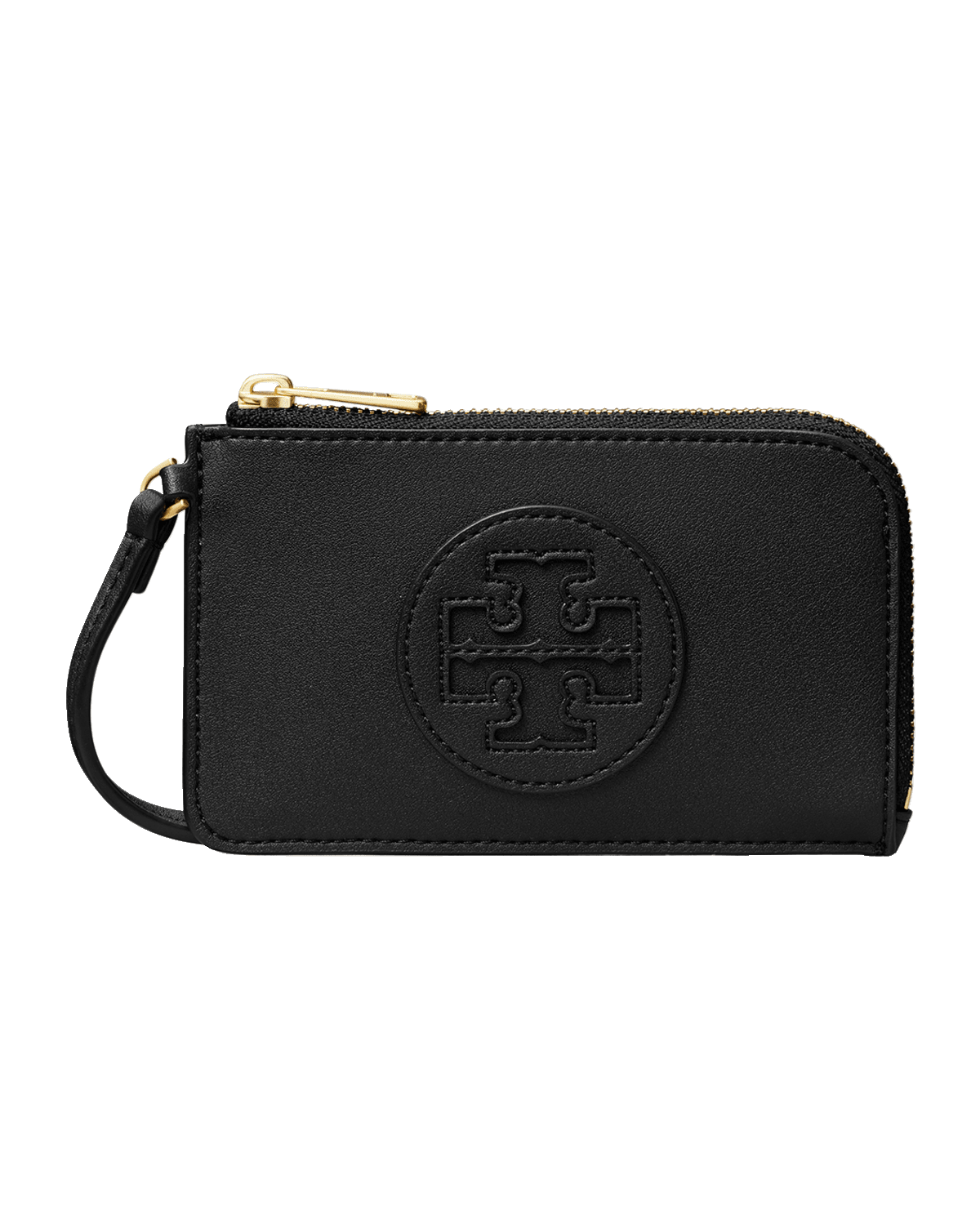 Tory Burch Ella Zip Vegan Leather Card Holder