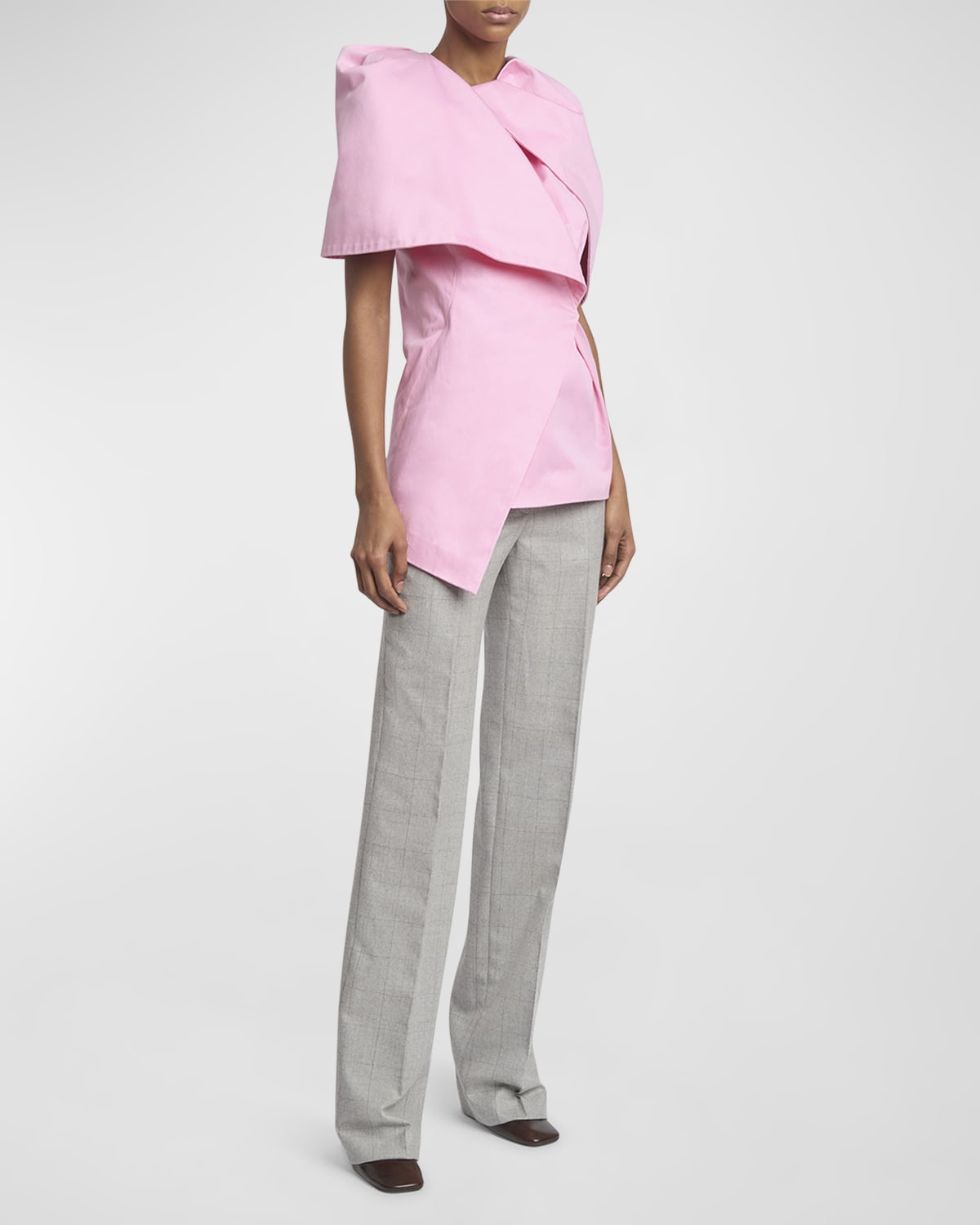 Dries Van Noten Celido Asymmetric Wrap Shirt