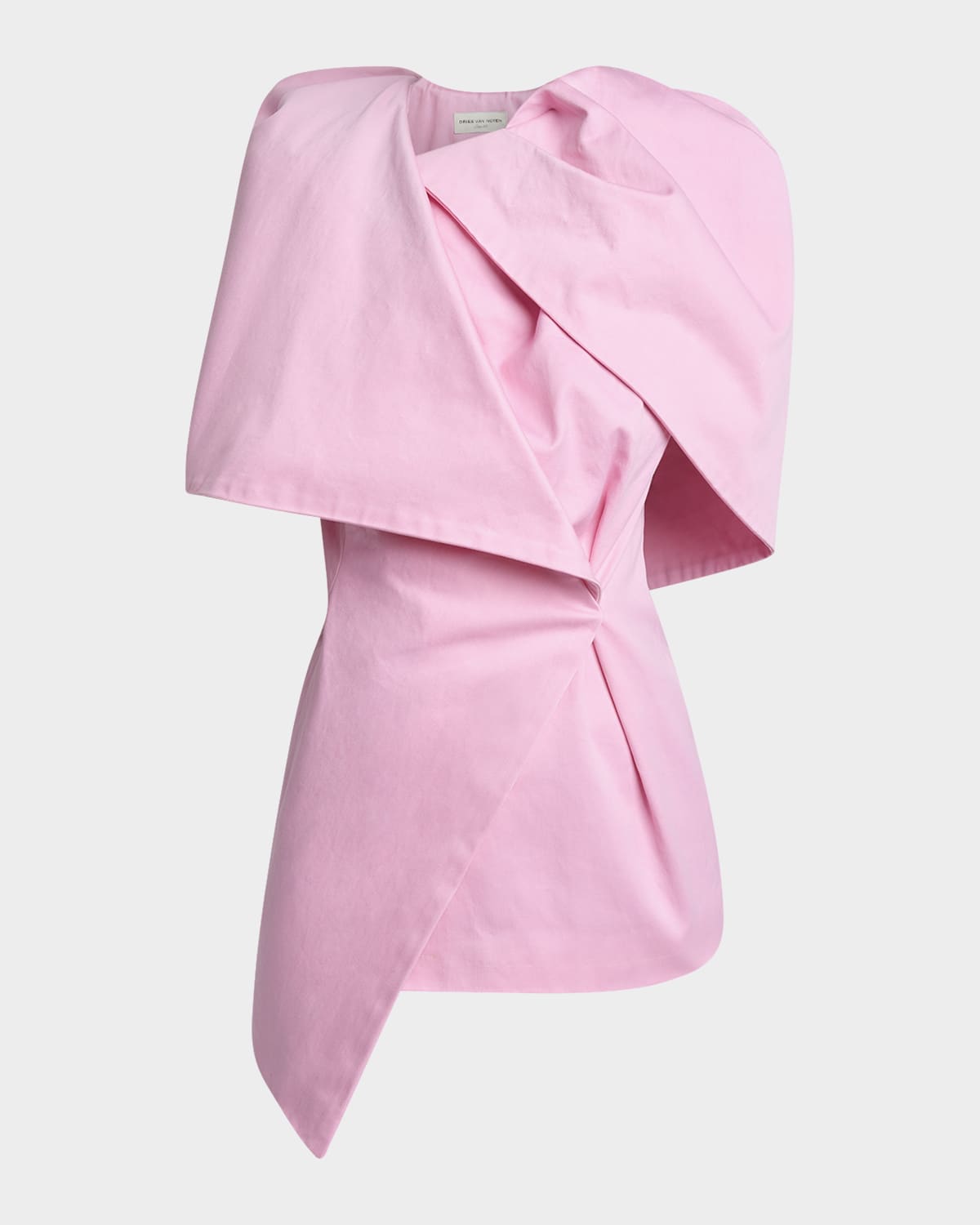 Dries Van Noten Celido Asymmetric Wrap Shirt