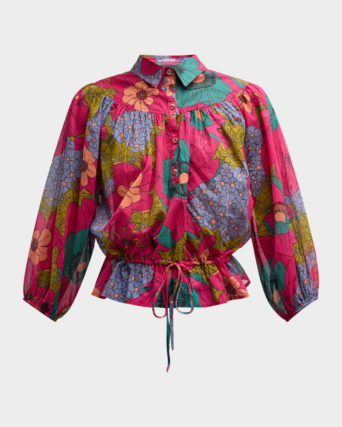 MOTHER The Wasting Time Henley Blouse