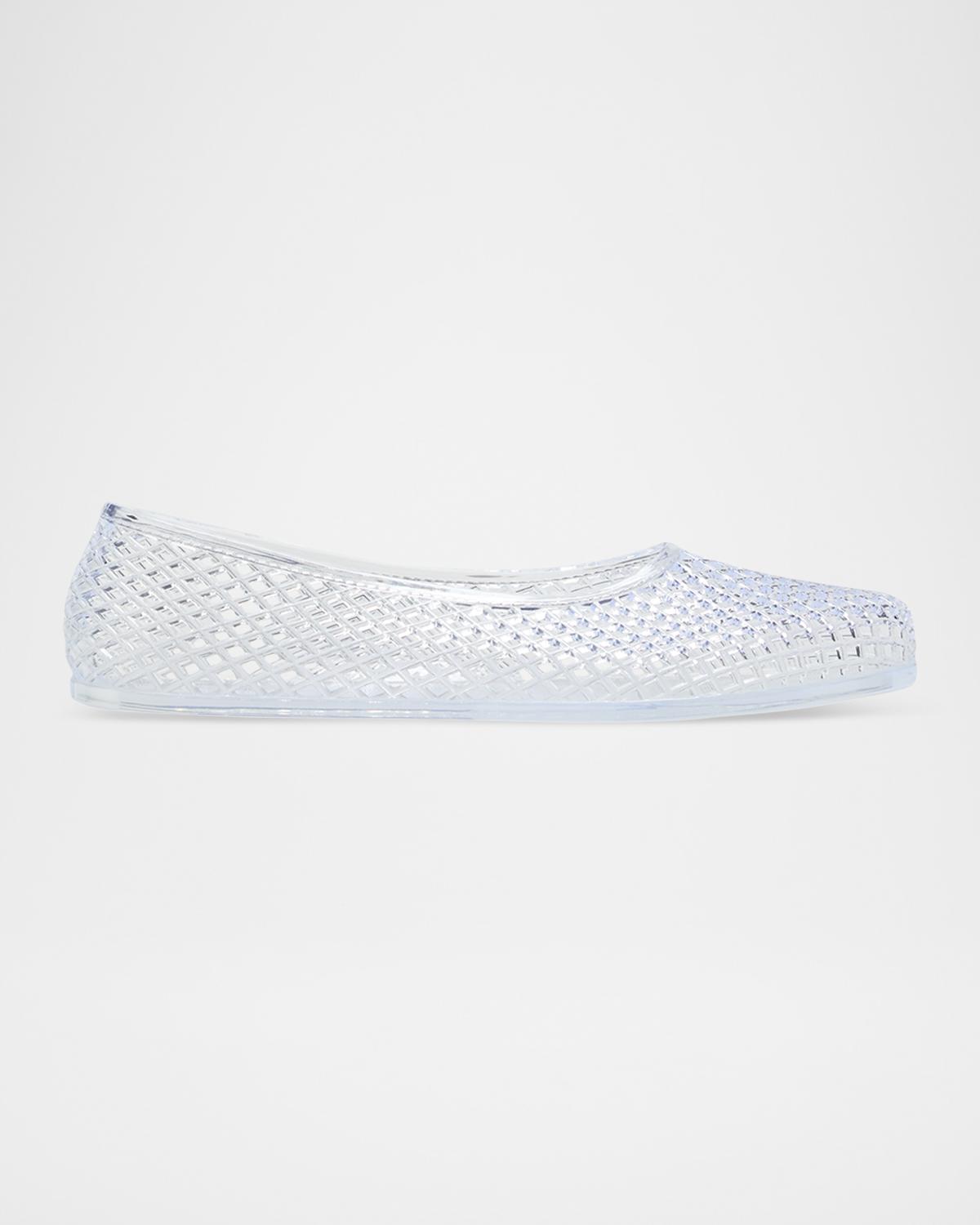 Ancient Greek Sandals Iro Transparent Jelly Ballerina Flats