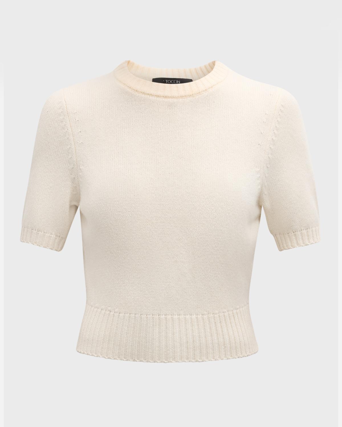 Toccin Elsie Short-Sleeve Sweater
