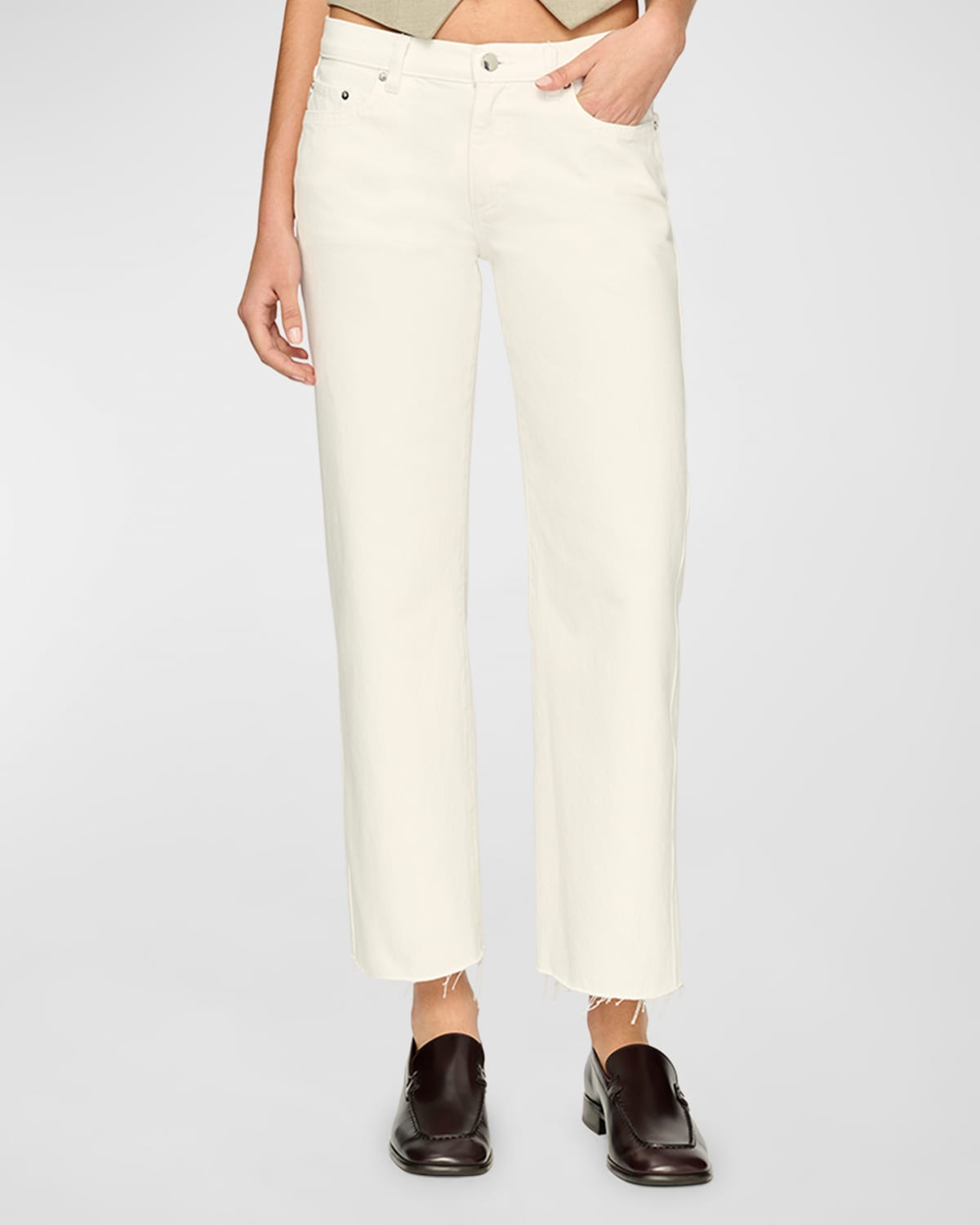 DL1961 Drue Straight Low-Rise Vintage Jeans