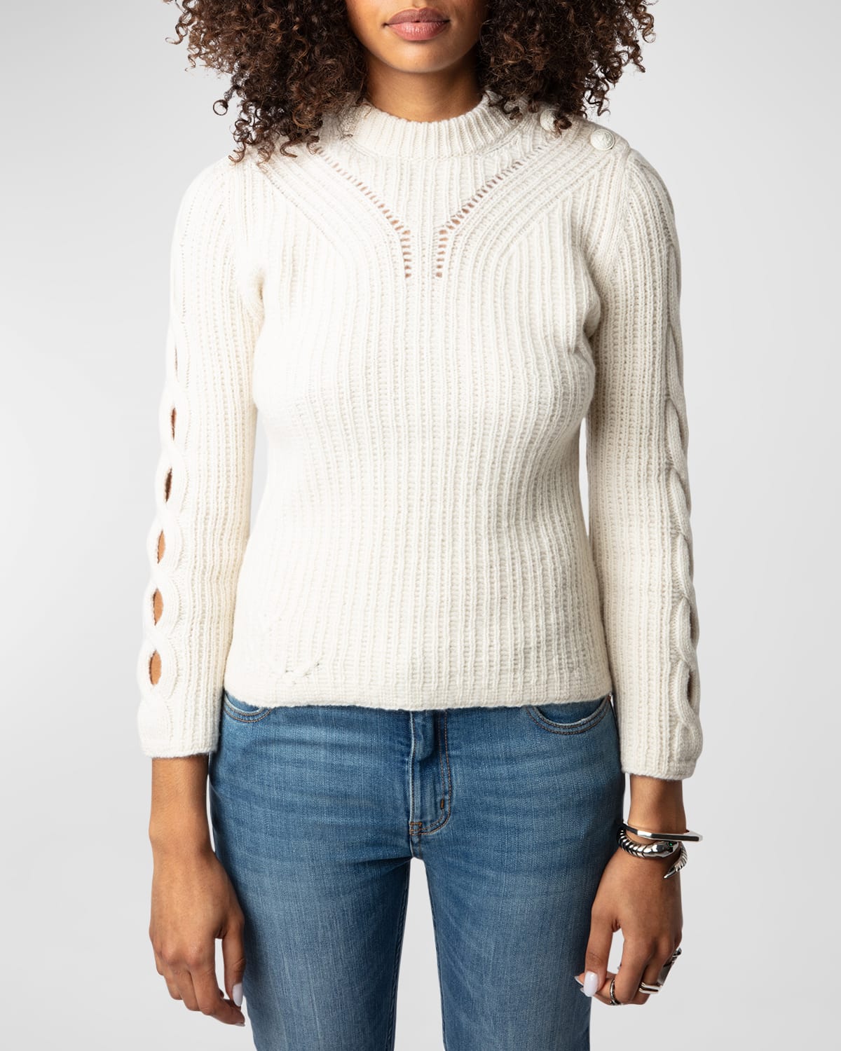 Alice + shops Olivia Connie Embellished sweater M