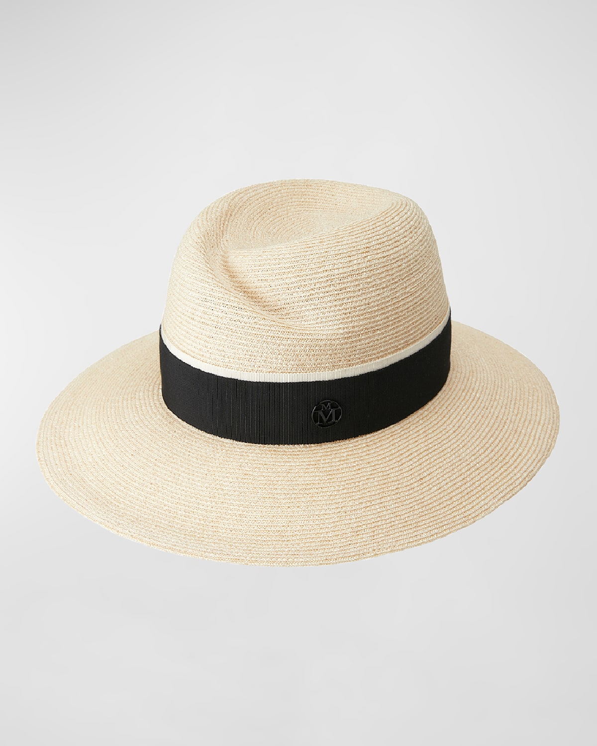 Maison Michel Virginie Abaca Straw Fedora