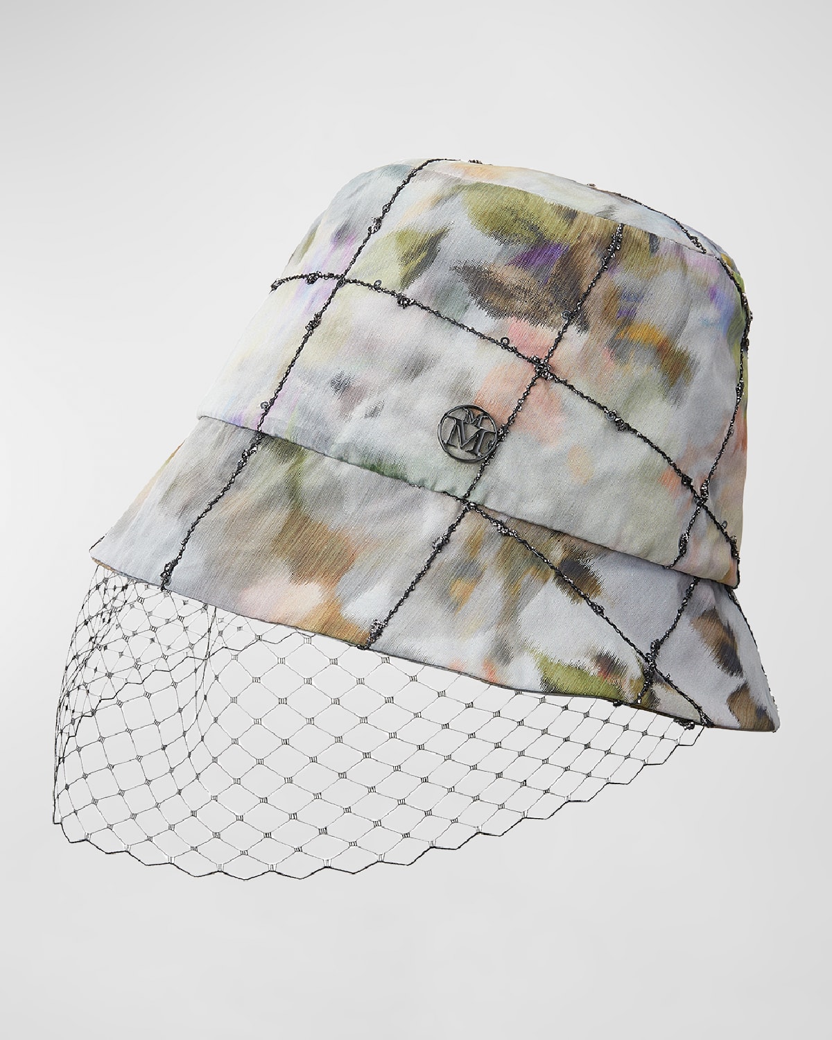 Maison Michel Souna Bucket Hat With Veil