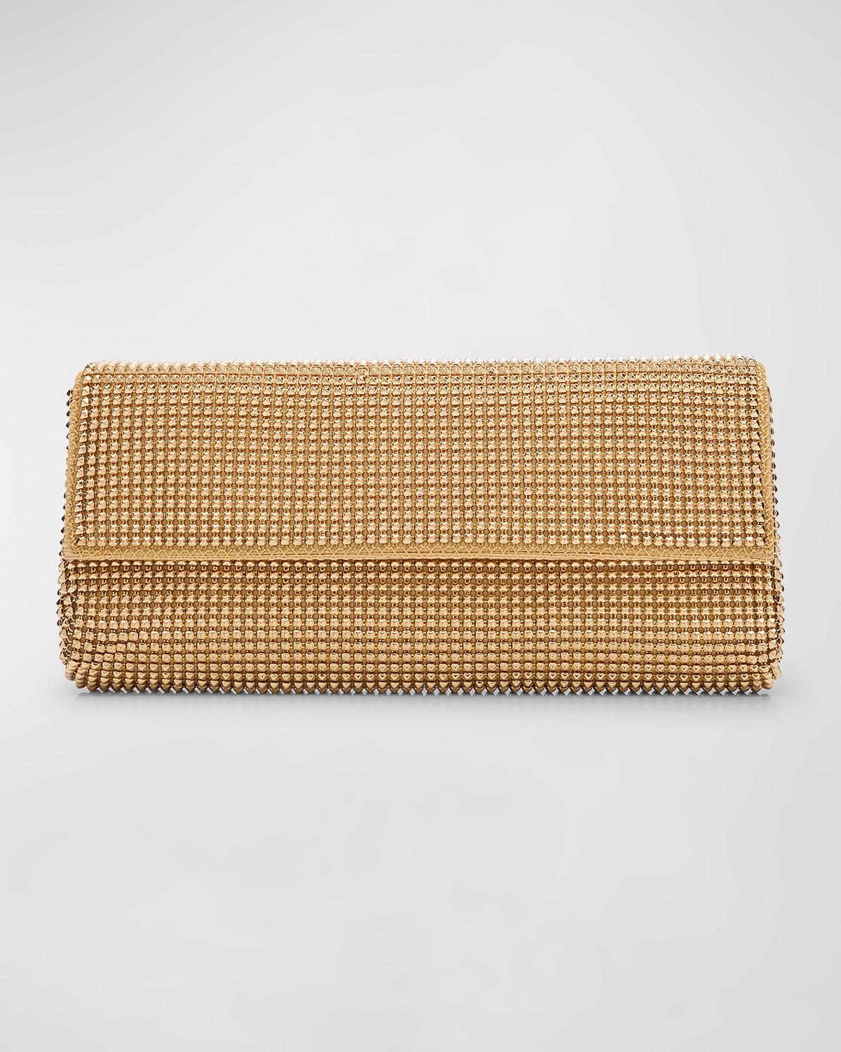 Whiting & Davis Pyramid Envelope Mesh Clutch Bag