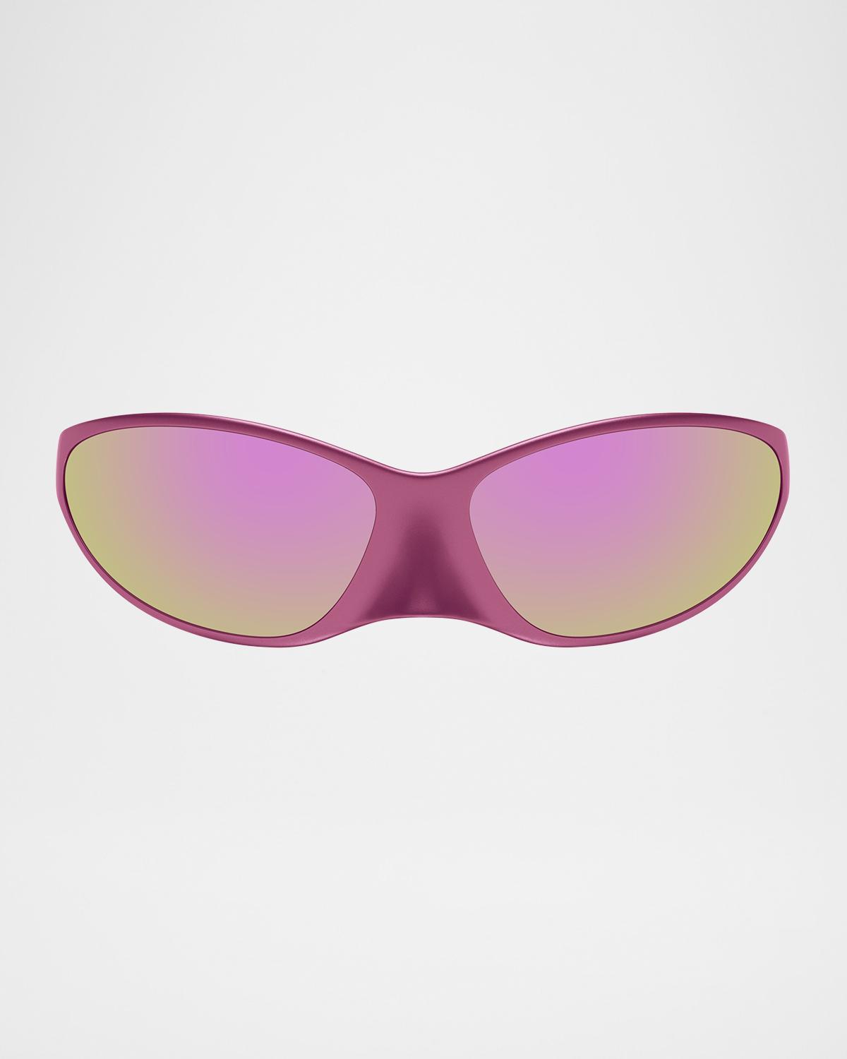 Balenciaga Aluminum Wrap Sunglasses